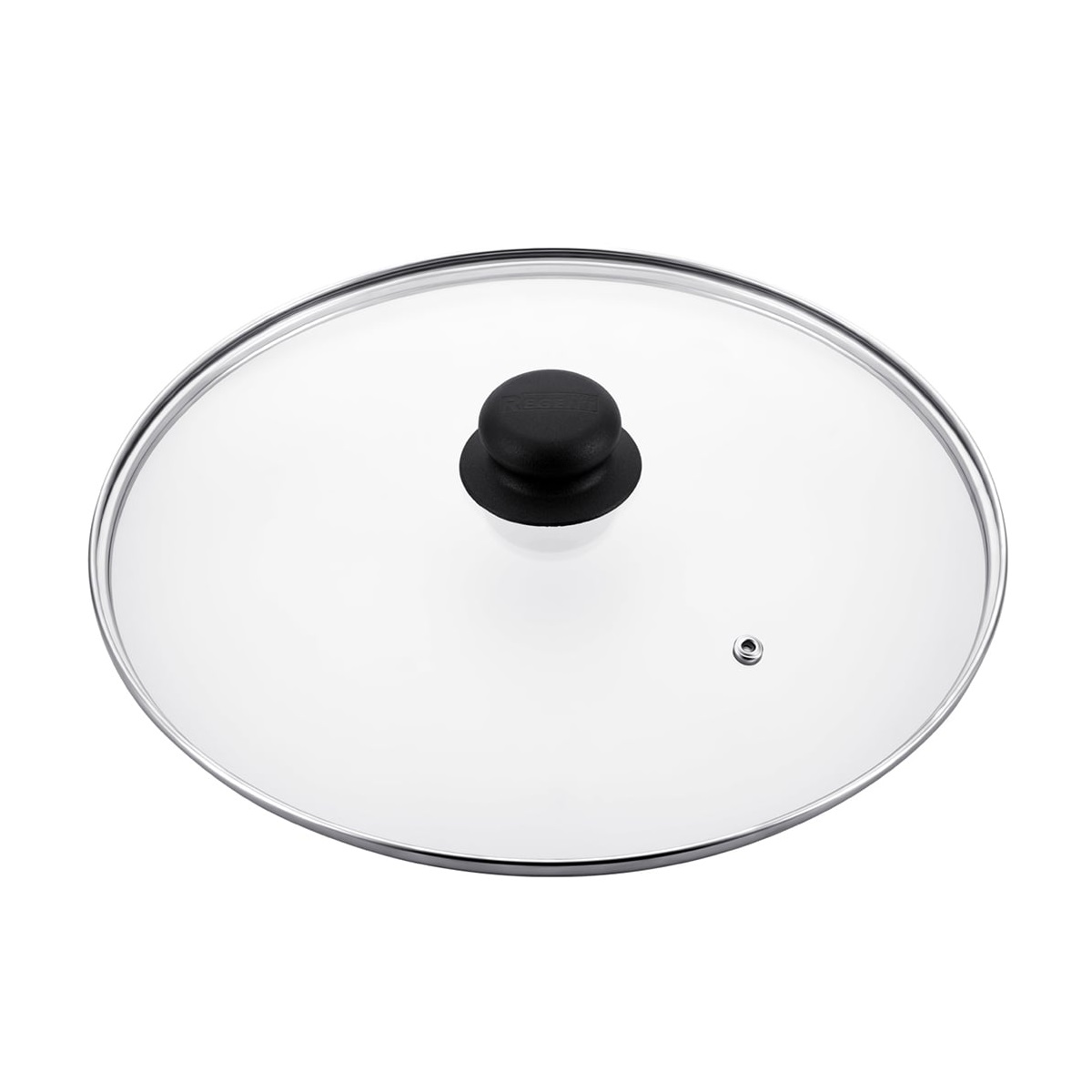 Крышка стеклянная 26 см Regent 93-LID-03-26 c металлическим ободком