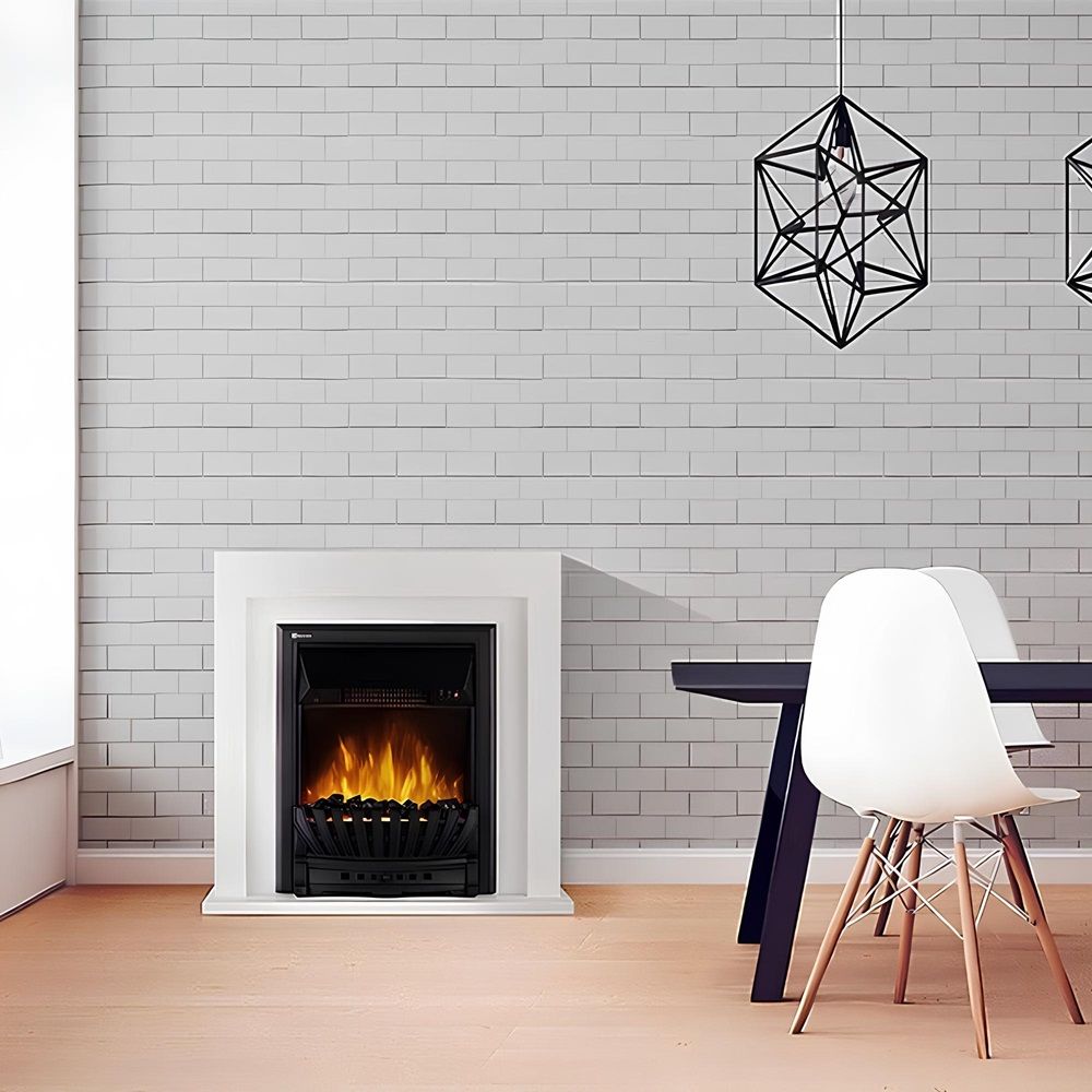 Каминокомплект Firelight Simple Classic белый+Electrolux Classic EFP/P-1020LS
