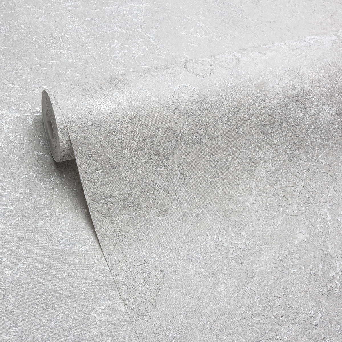 Обои Victoria Stenova Кортесса 587677 серые вензеля 1,06х10 м