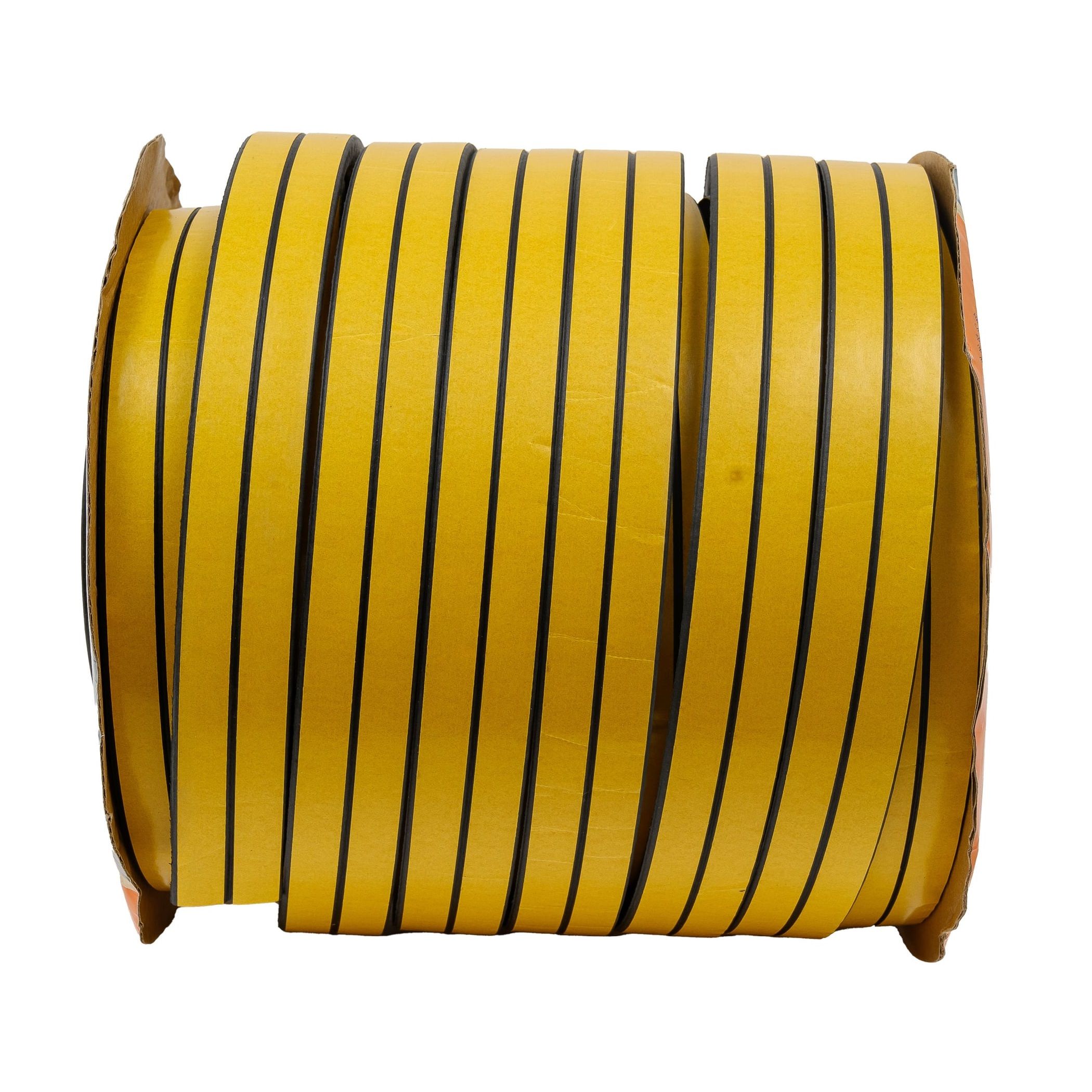 Уплотнитель для окон и дверей D-профиль 4Walls 12x14 мм черный