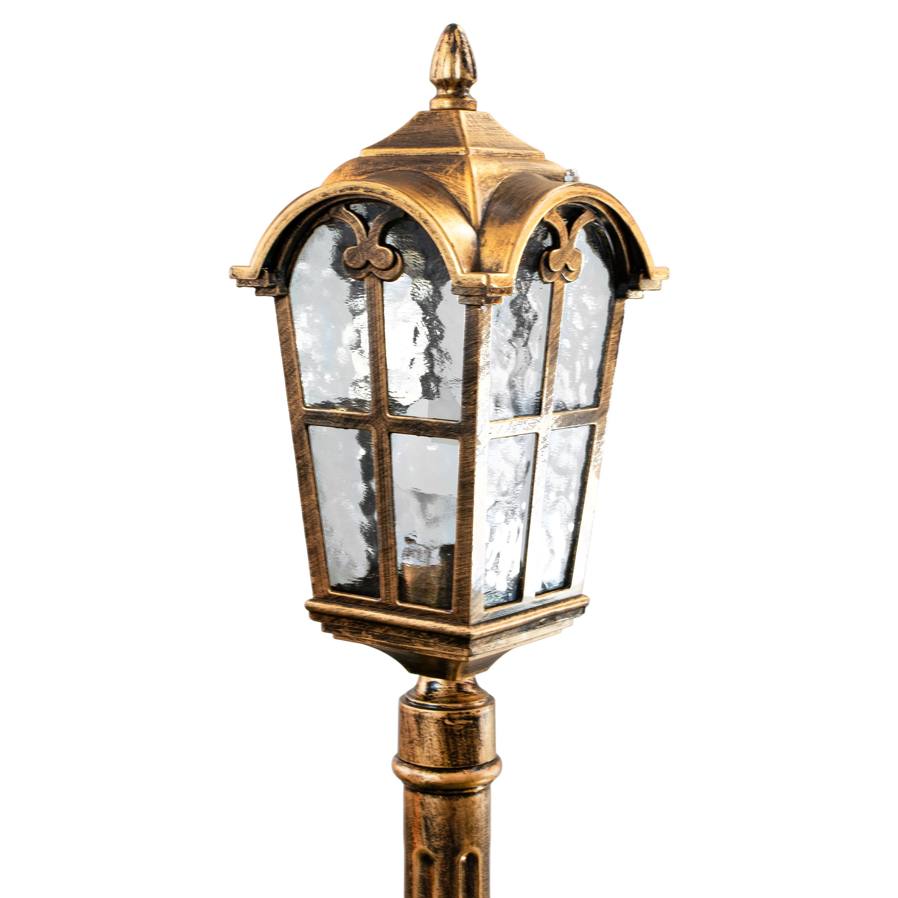 Светильник НТУ-60W столб-1,12 м Е27 IP44 черное золото