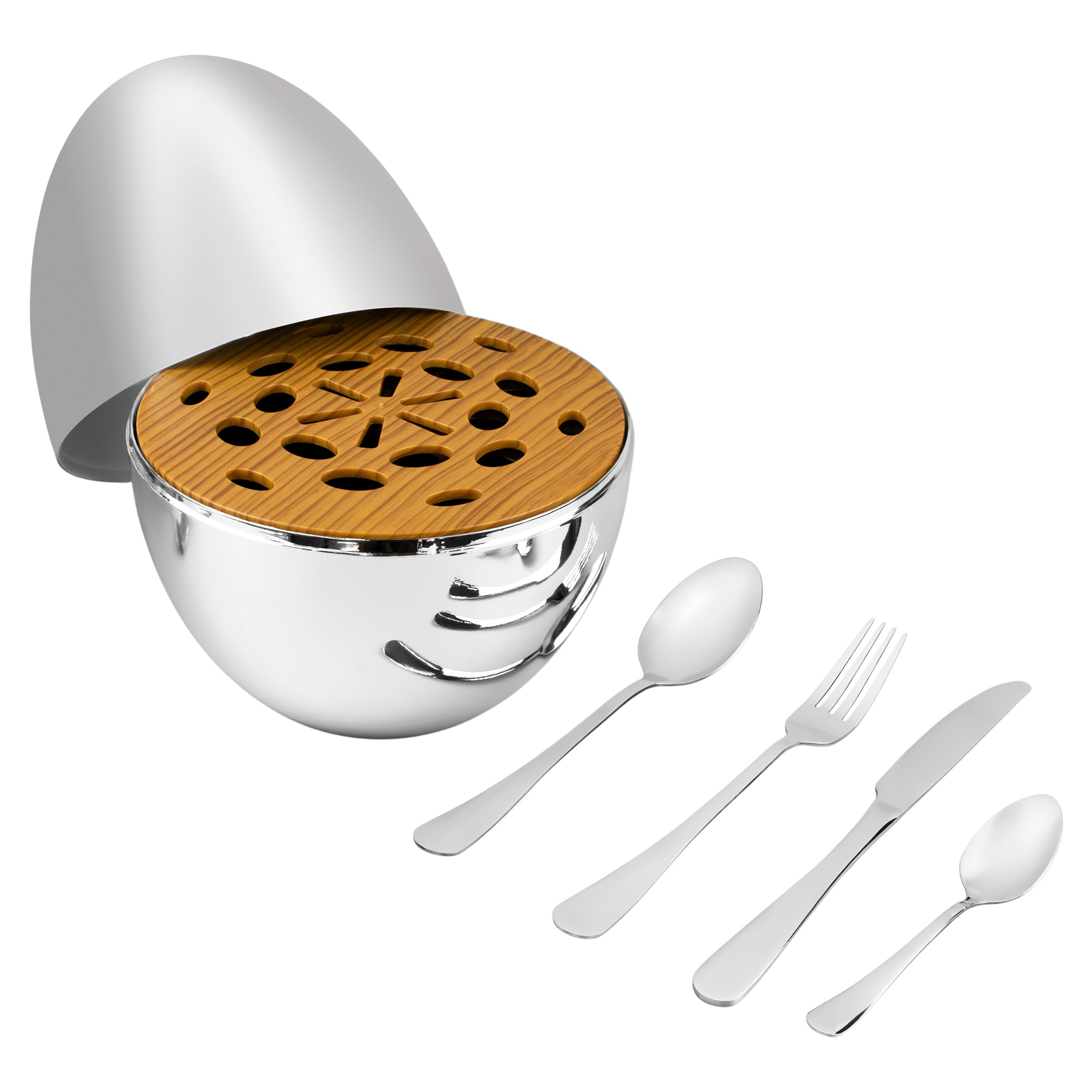 Набор столовых приборов 24 предмета с подставкой 2024-3549