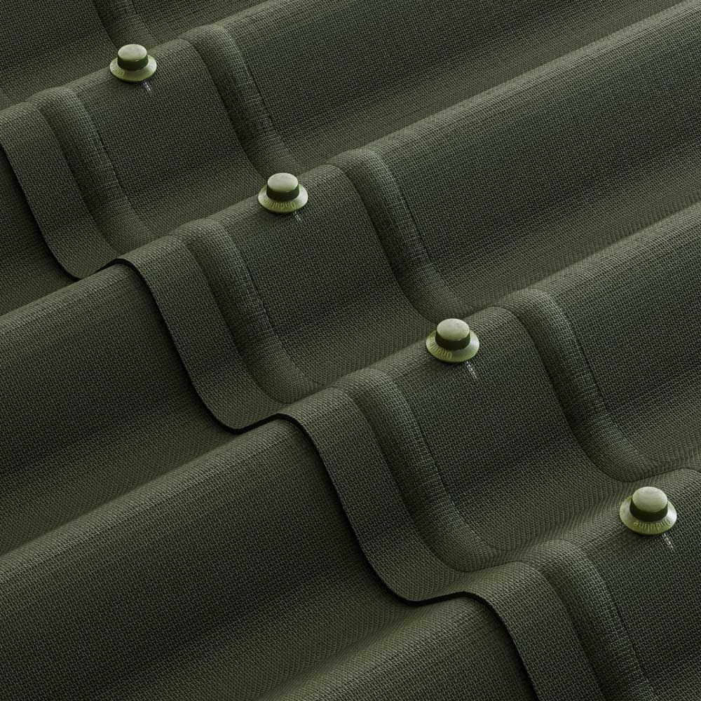 Черепица Ондулин DIY 760х1950 мм зеленая