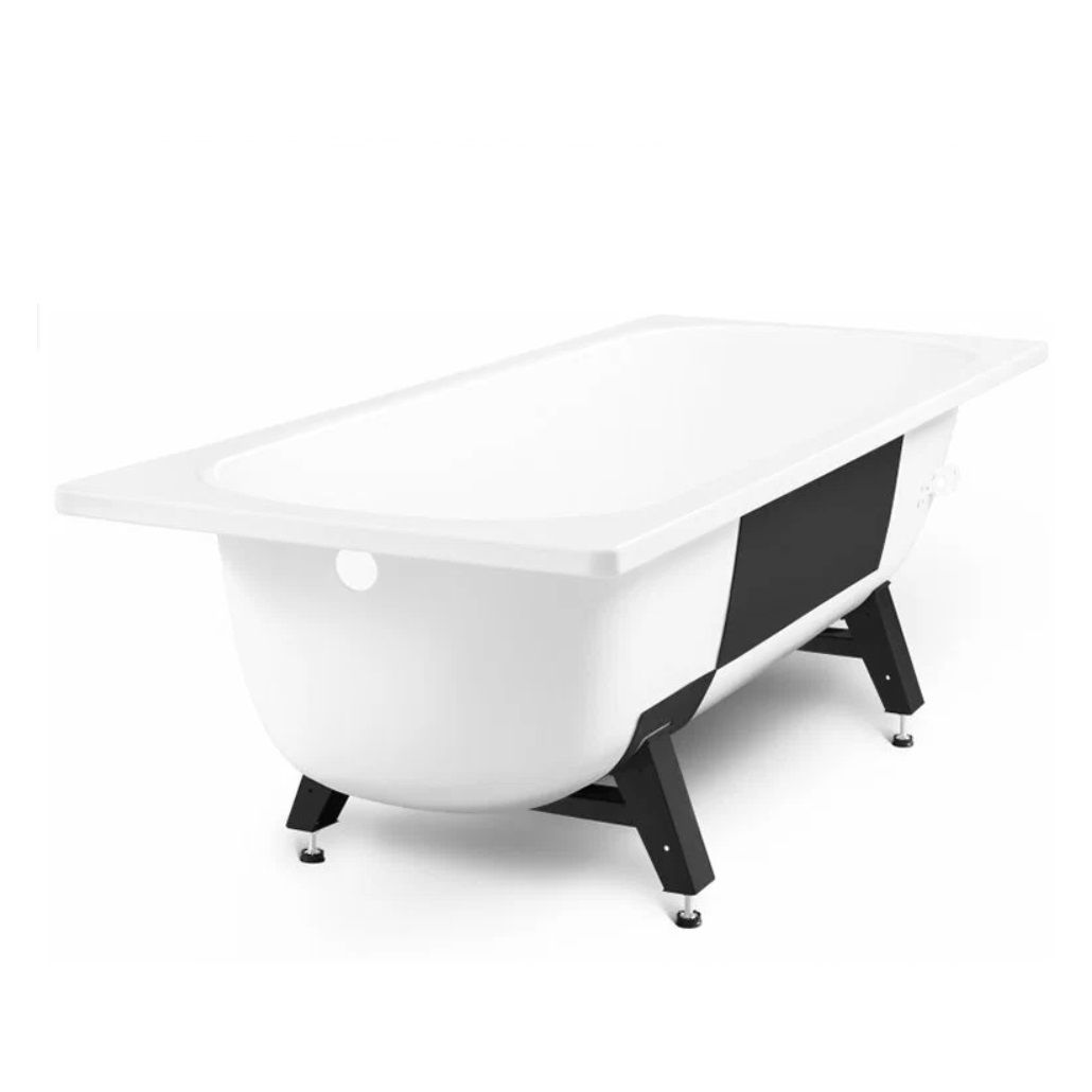 Ванна стальная Tevro 160х70 см белый лотос с ножками