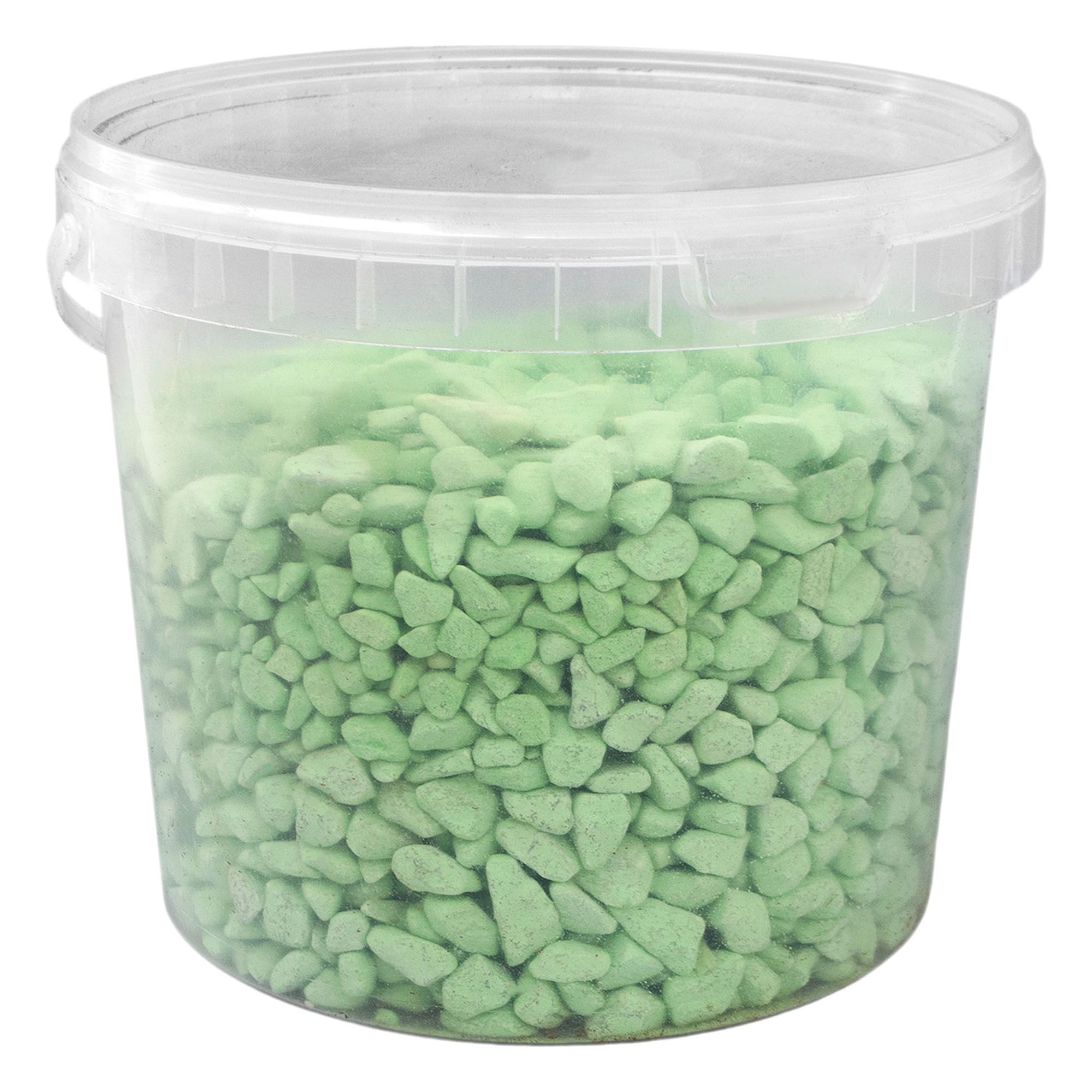 Крошка мраморная зеленая 4 кг фракция 5-10 мм