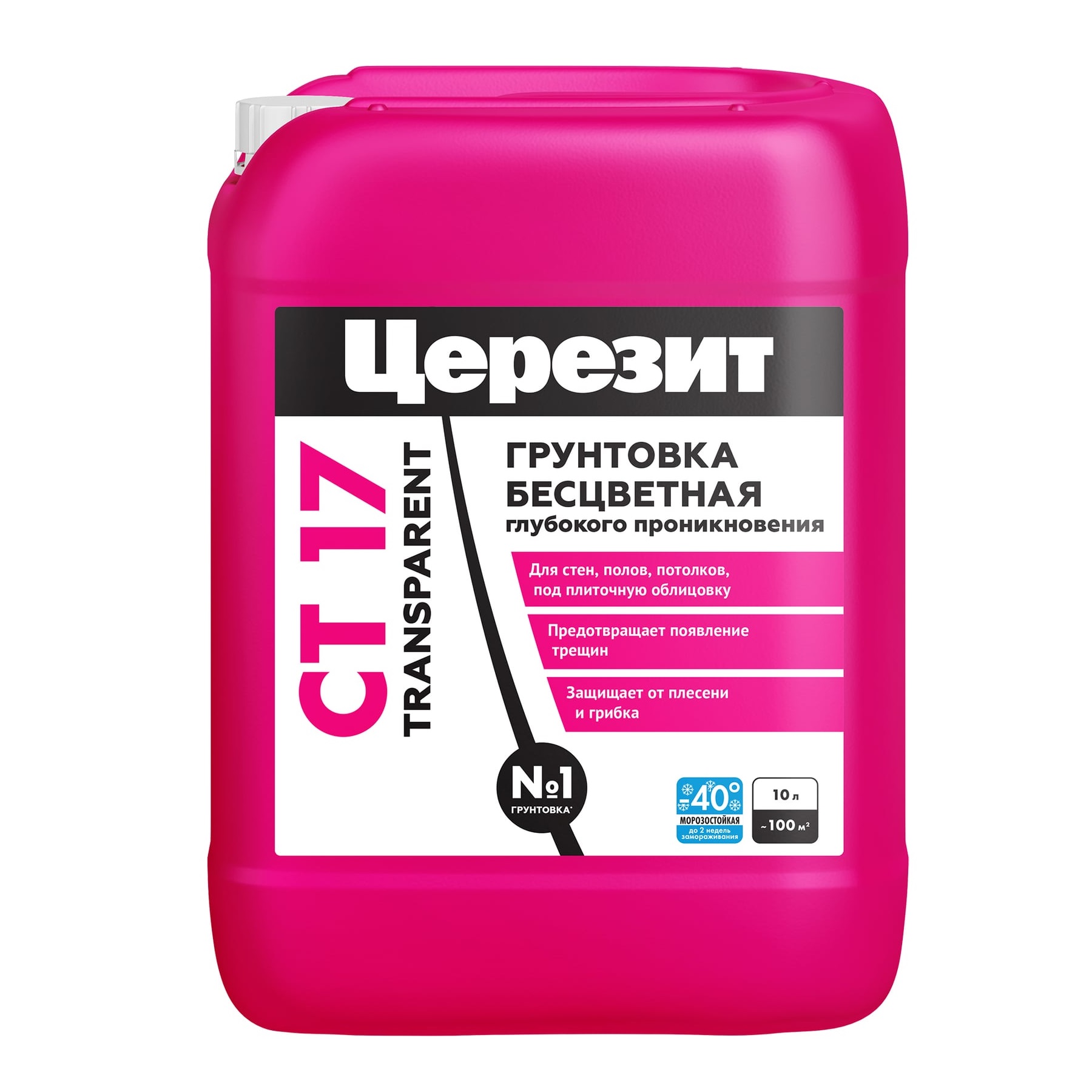 Грунтовка глубокого проникновения Церезит CT 17 Transparent 10 л