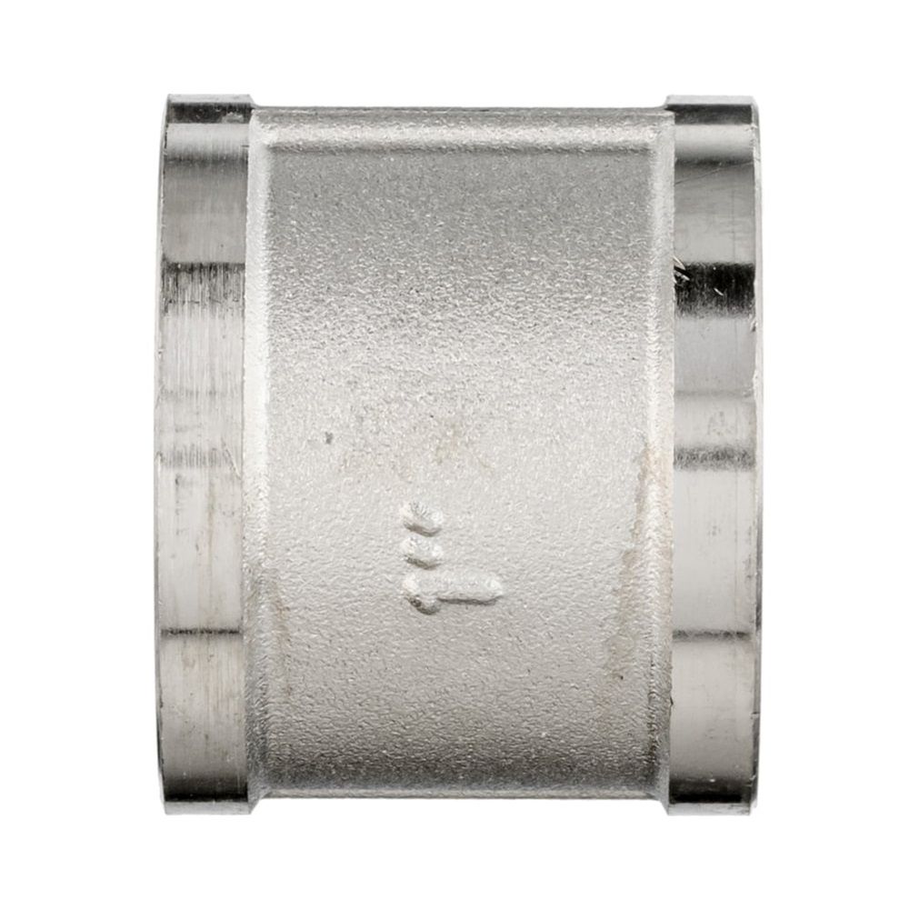 Муфта соединительная латунь никель 1" ВР