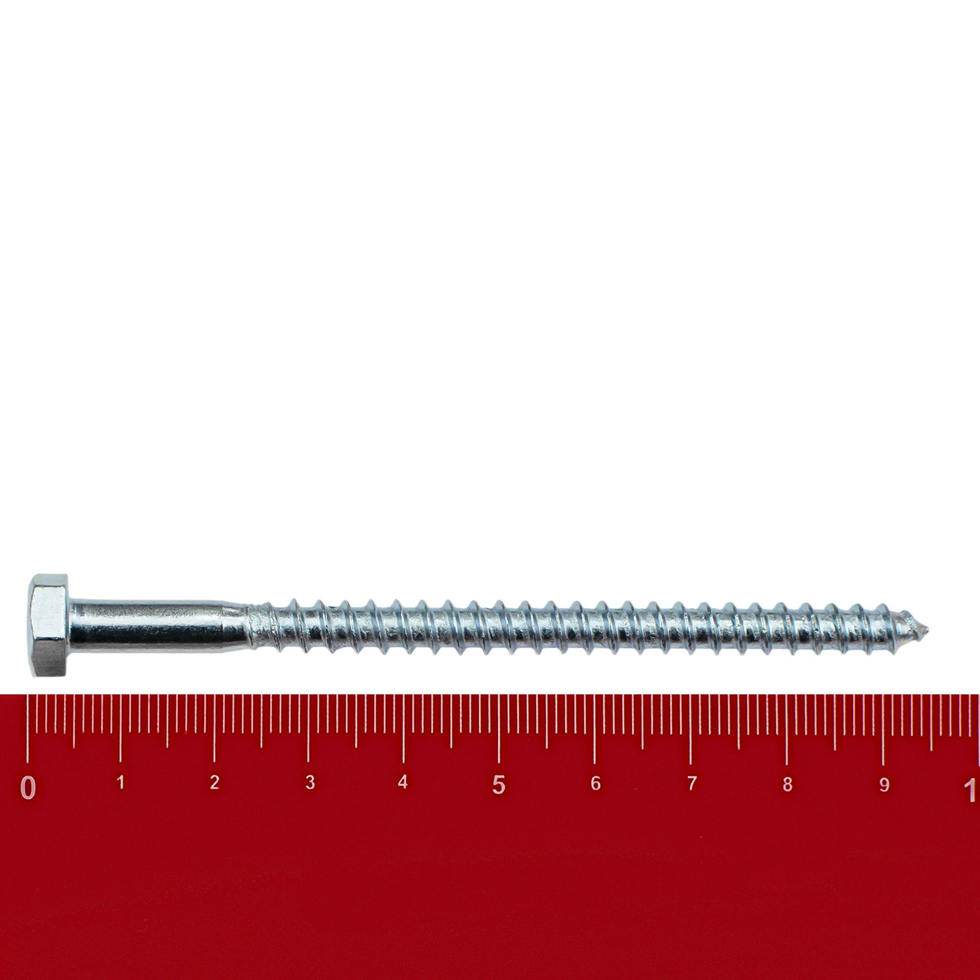 Шуруп-глухарь с шестигранной головкой 6х90 мм вес