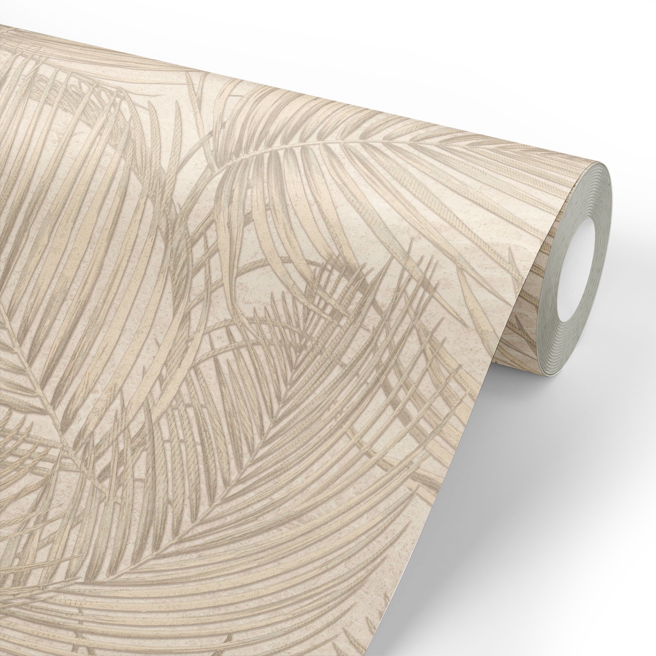 Обои 5037-01 Diamond 1,06х10 м Kurasao папоротник бежевый