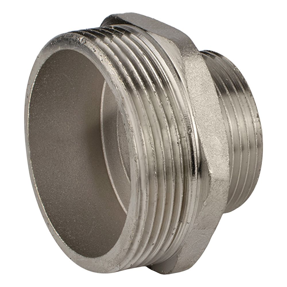 Ниппель переходной латунь 2"х1 1/4" НР/НР