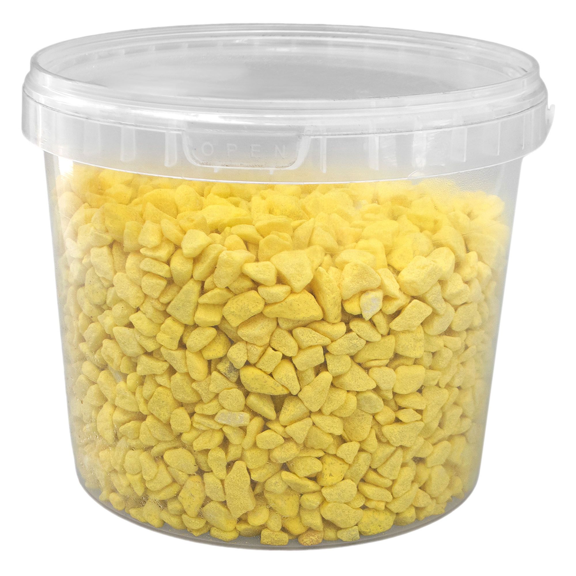 Крошка мраморная желтая 4 кг фракция 5-10 мм