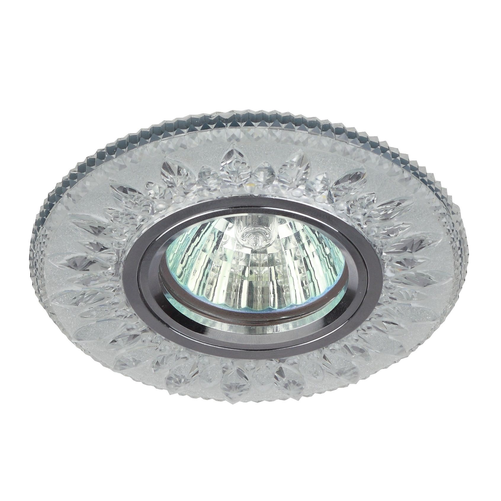 Светильник встраиваемый Эра DK LD9 SL/WH MR16 50Вт прозрачный