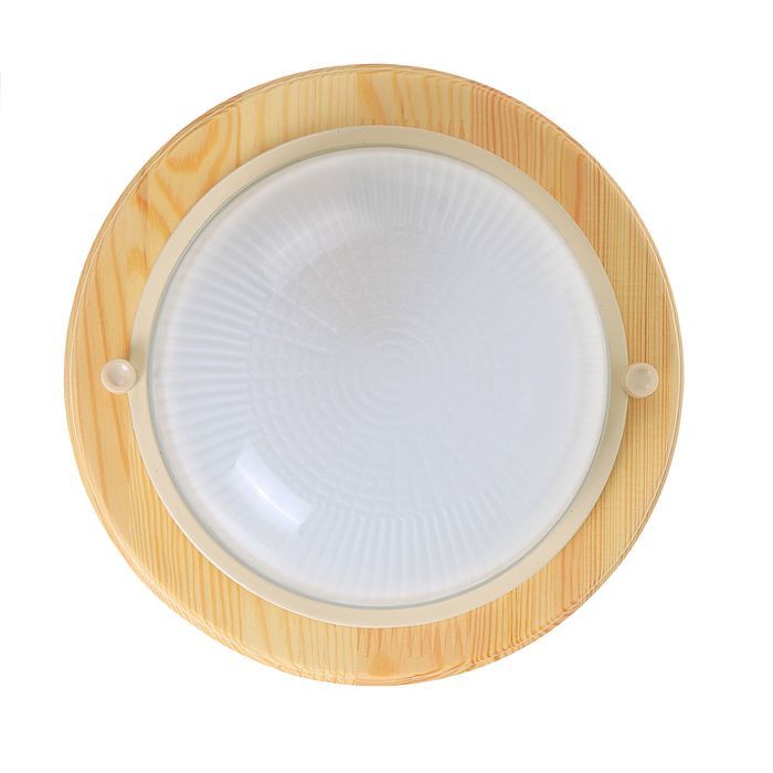 Светильник для бани Termo 60 00 18 круглый, береза IP54 60Вт 1хЕ27