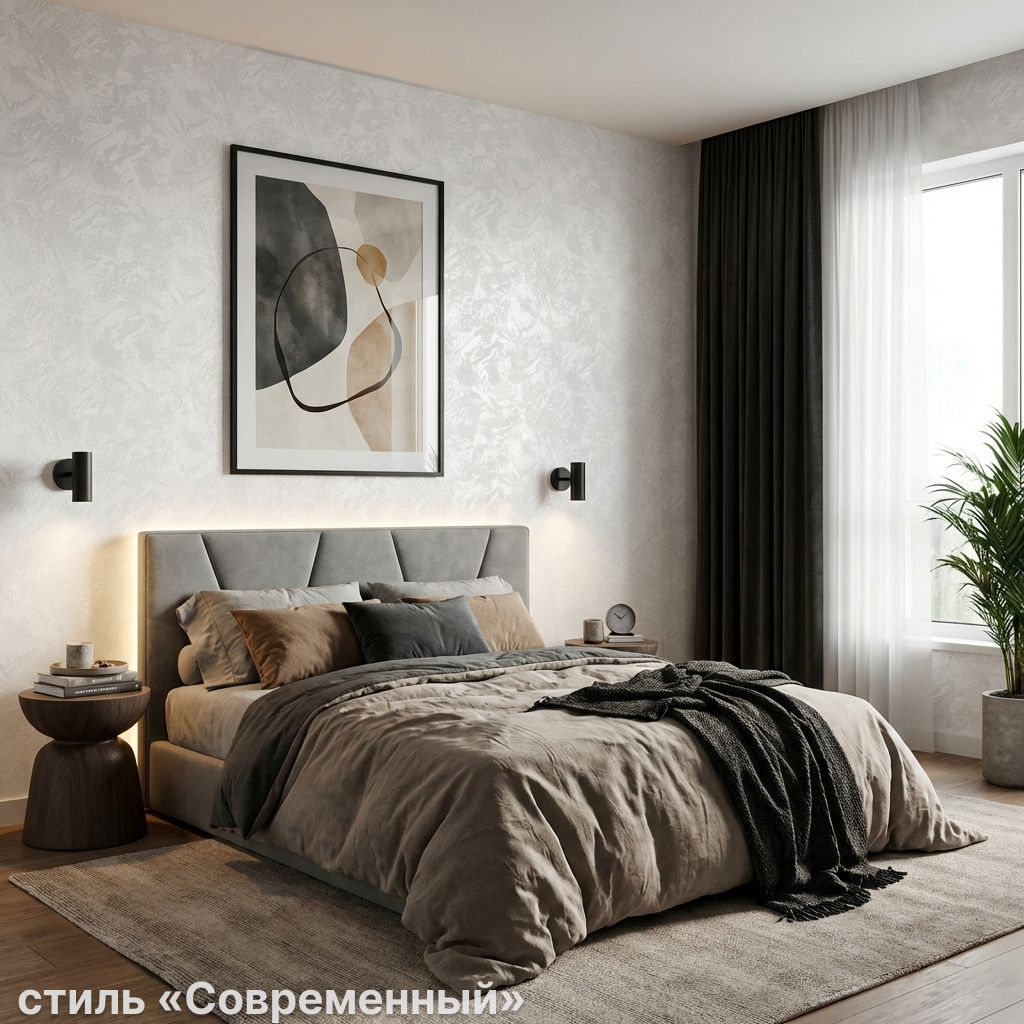 Обои Green Walls Фернандо С50 5056 01 светлые серые штукатурка 1,06х10,05 м