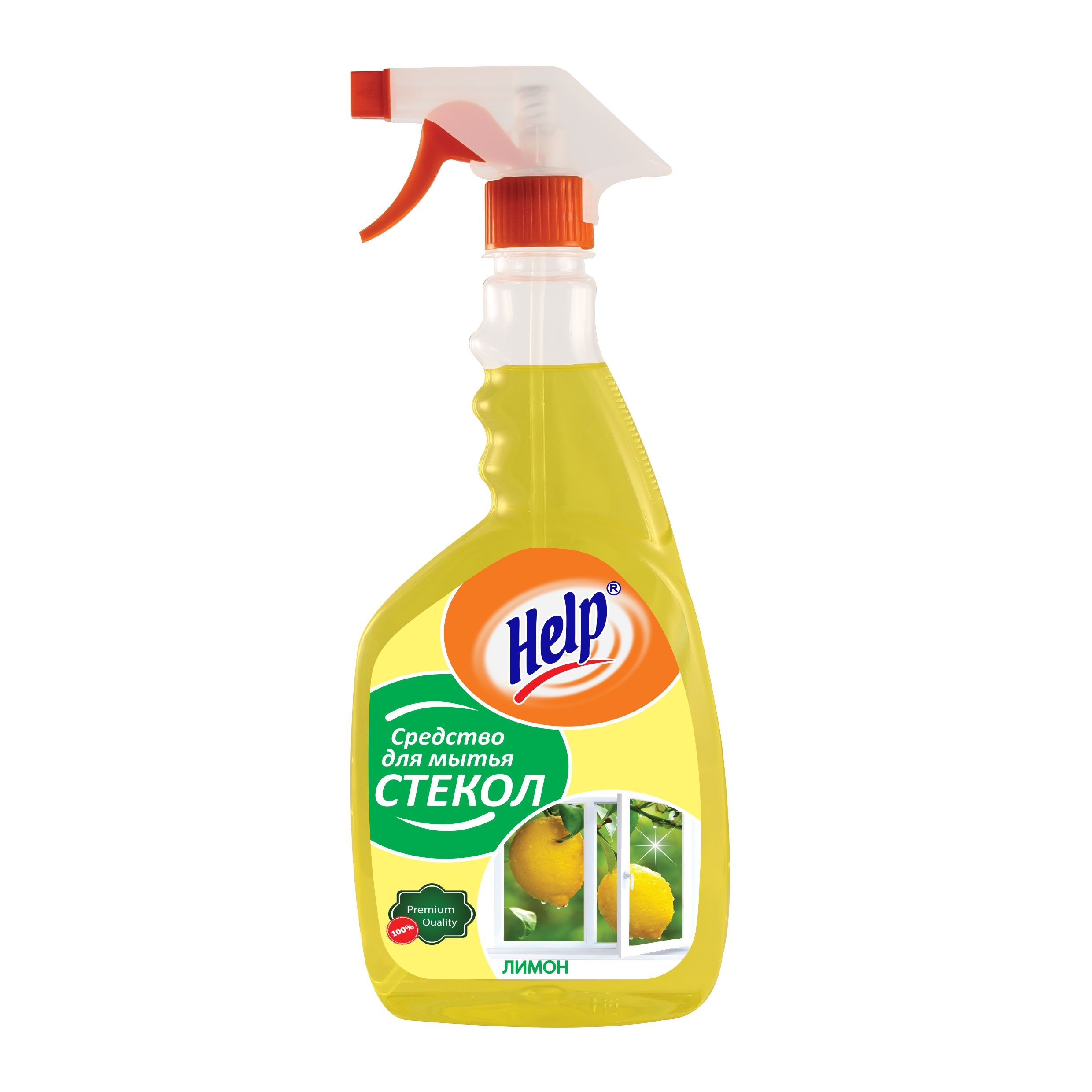 Средство для стекол Help Лимон 750 мл