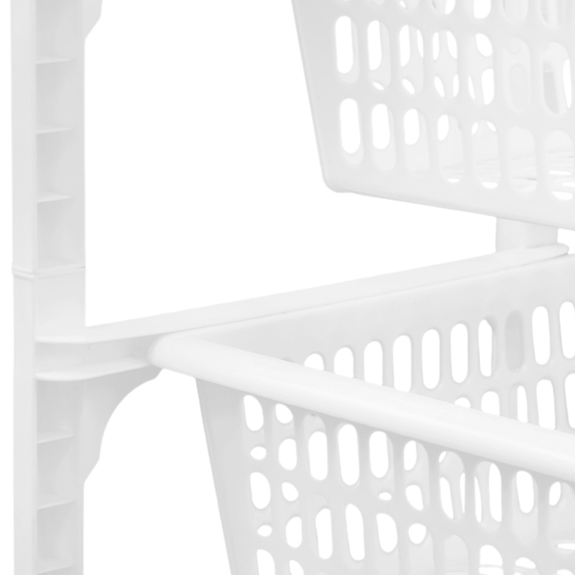 Контейнер для овощей три секции с выдвижной полкой