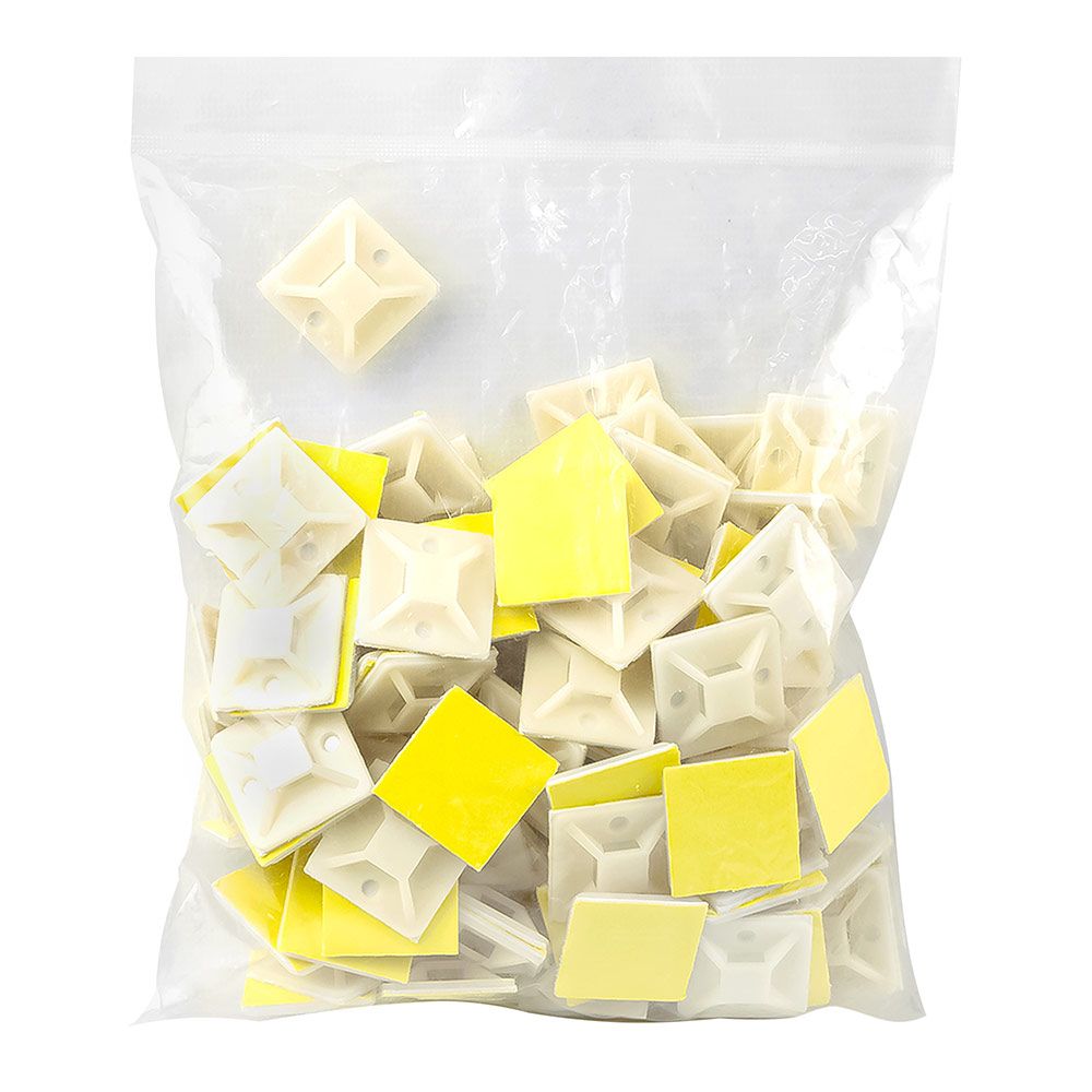 ПЛОЩАДКА самоклеющаяся 30*30 белая General 100шт