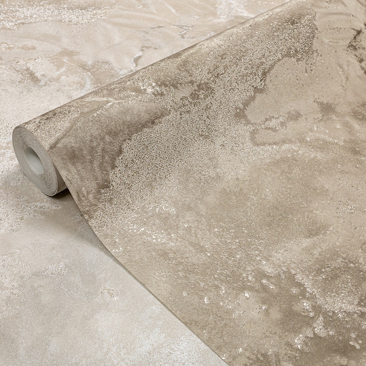 Обои Ateliero Capri 585628 бежевые мрамор 1,06х10 м