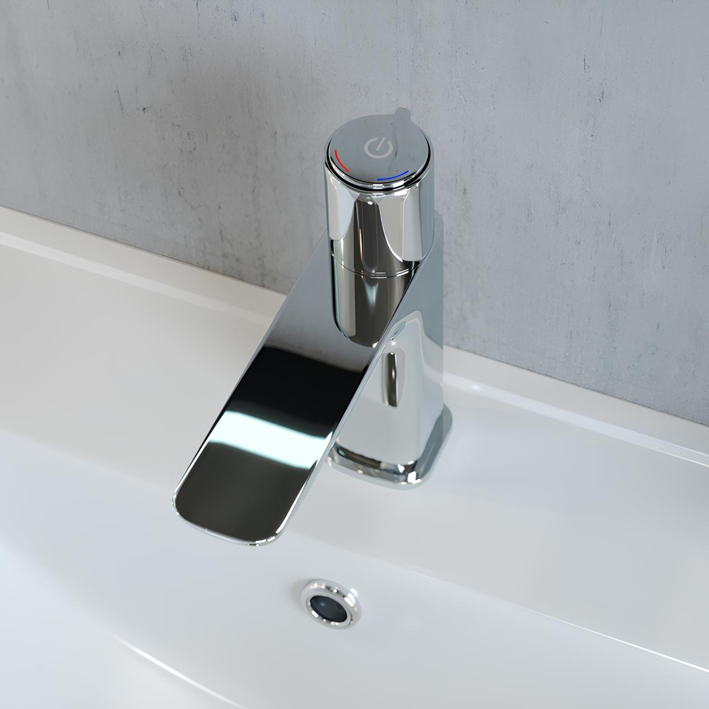 Смеситель для раковины Iddis Slide Push Control хром, однорычажный SLISBBTi01