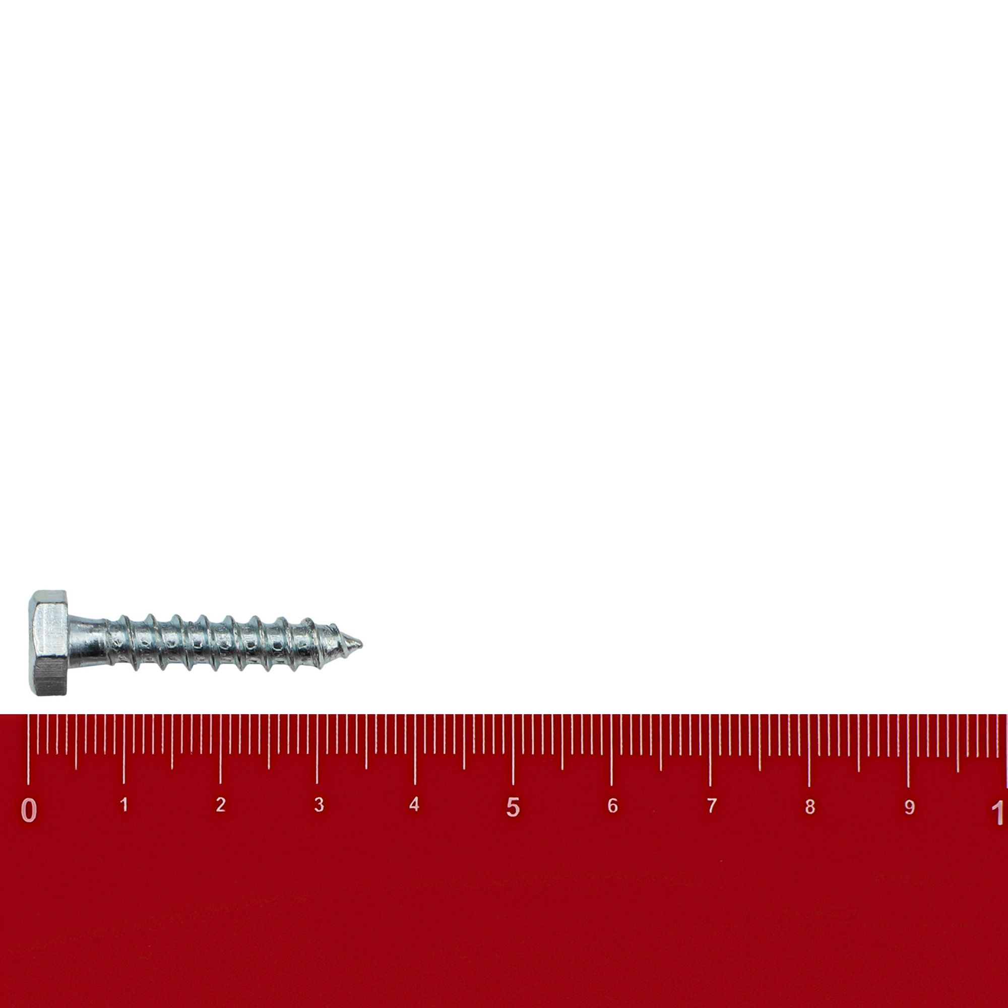 Шуруп-глухарь с шестигранной головкой 6х30 мм вес