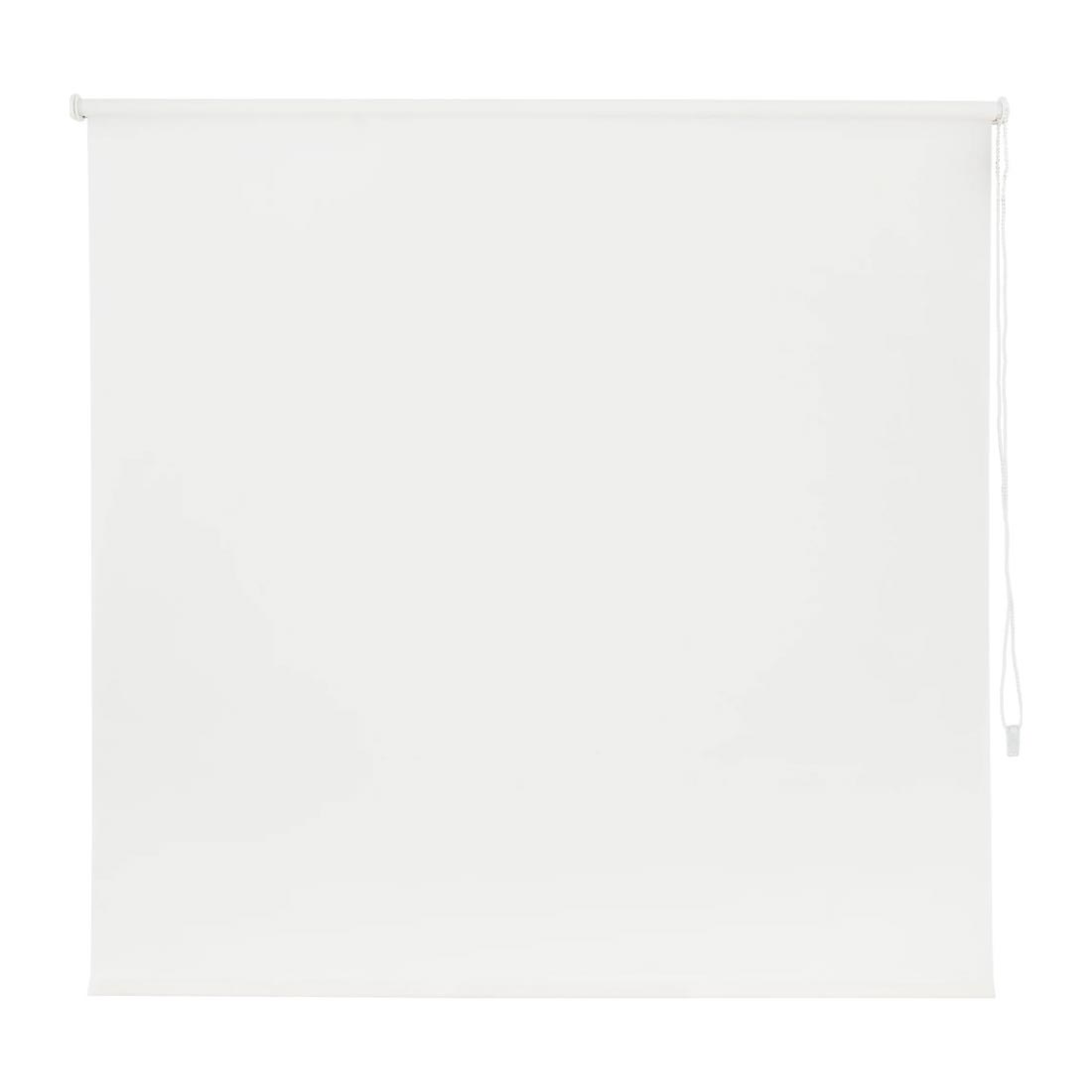 Штора рулонная Шантунг 180х175 см белоснежная