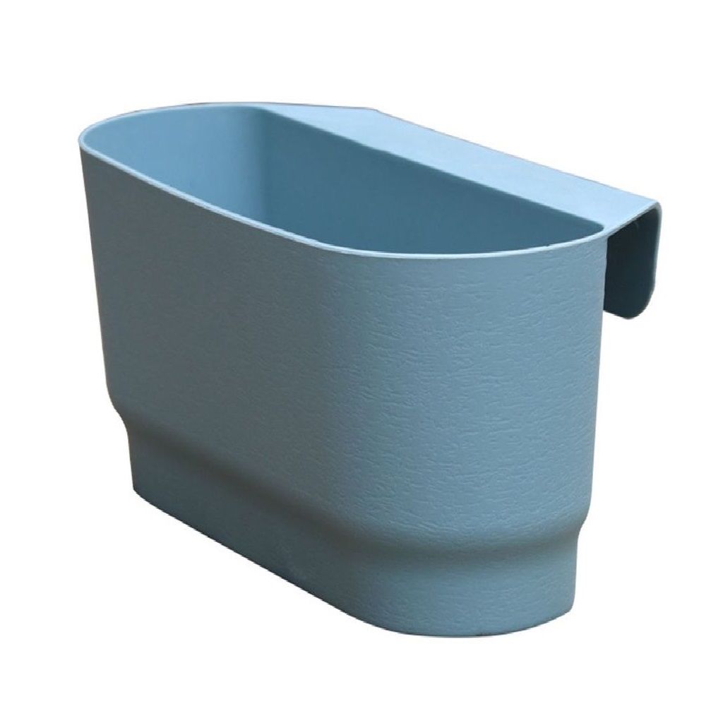 Кашпо подвесное голубое 45х23х18,5 см 2024-3280-3
