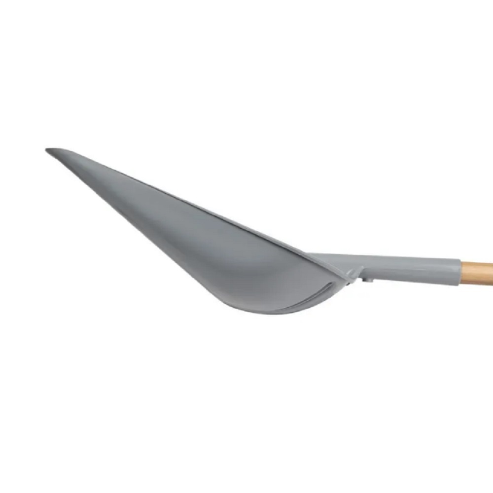 Лопата серая пластиковая для снега Tramontina рукоятка 79 см эвкалипт 77540425