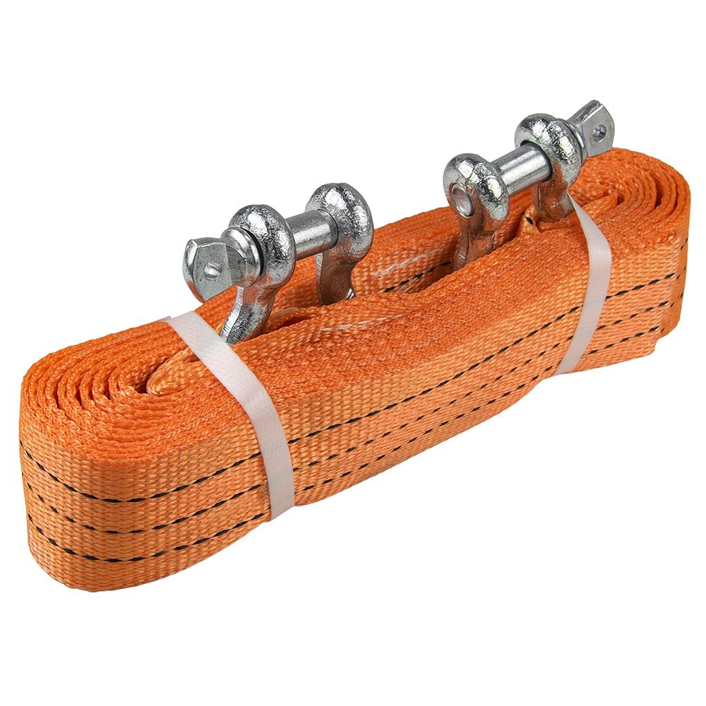 Трос буксировочный 3 тонны со скобами шакле (5м) Россия