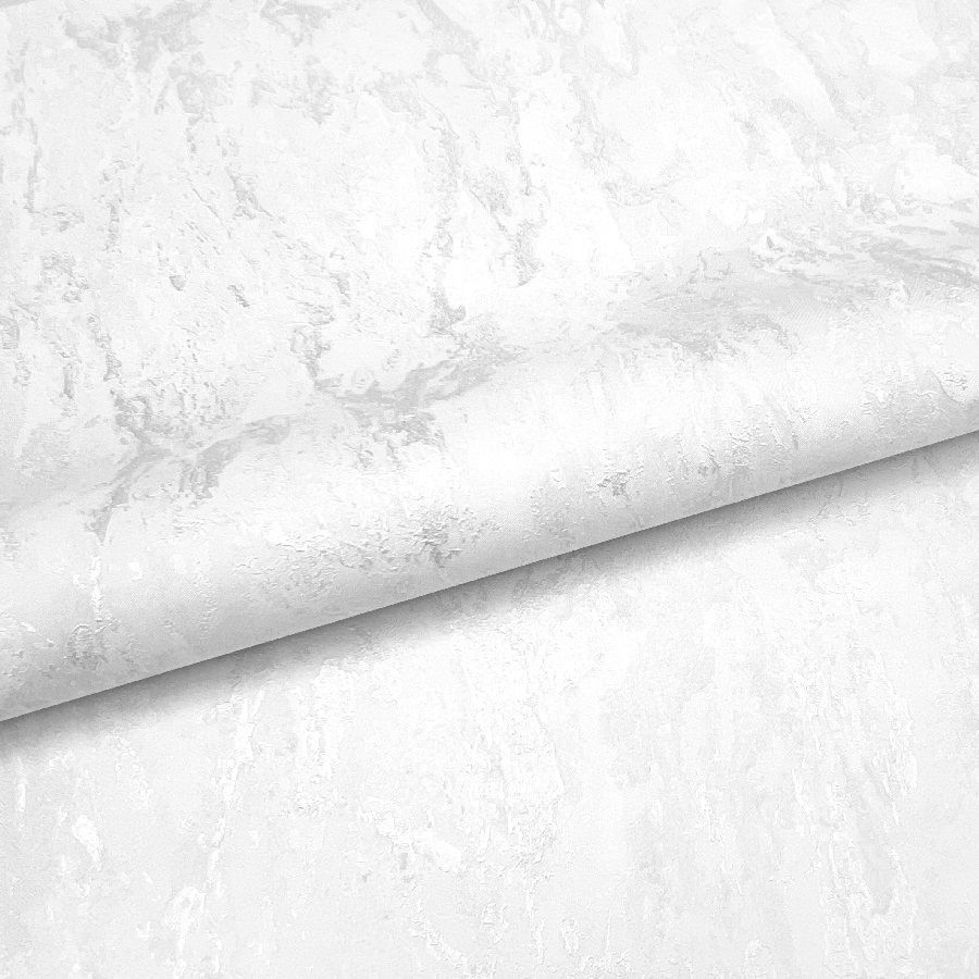 Обои Erismann Tivoli 60929-02 белые штукатурка 1,06х10,05 м