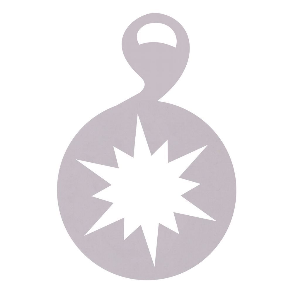 Набор декораторов для кофе 4 шт 9х12,5 см J11-94