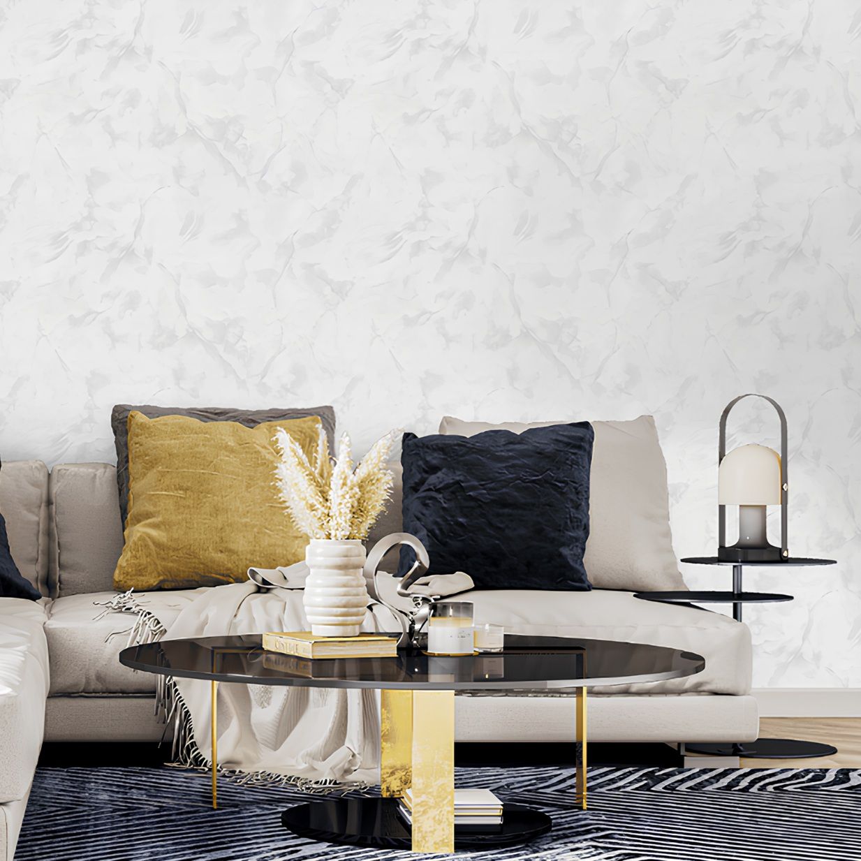 Обои HC72371-14 Палитра 1,06х10 м The Best фон серый