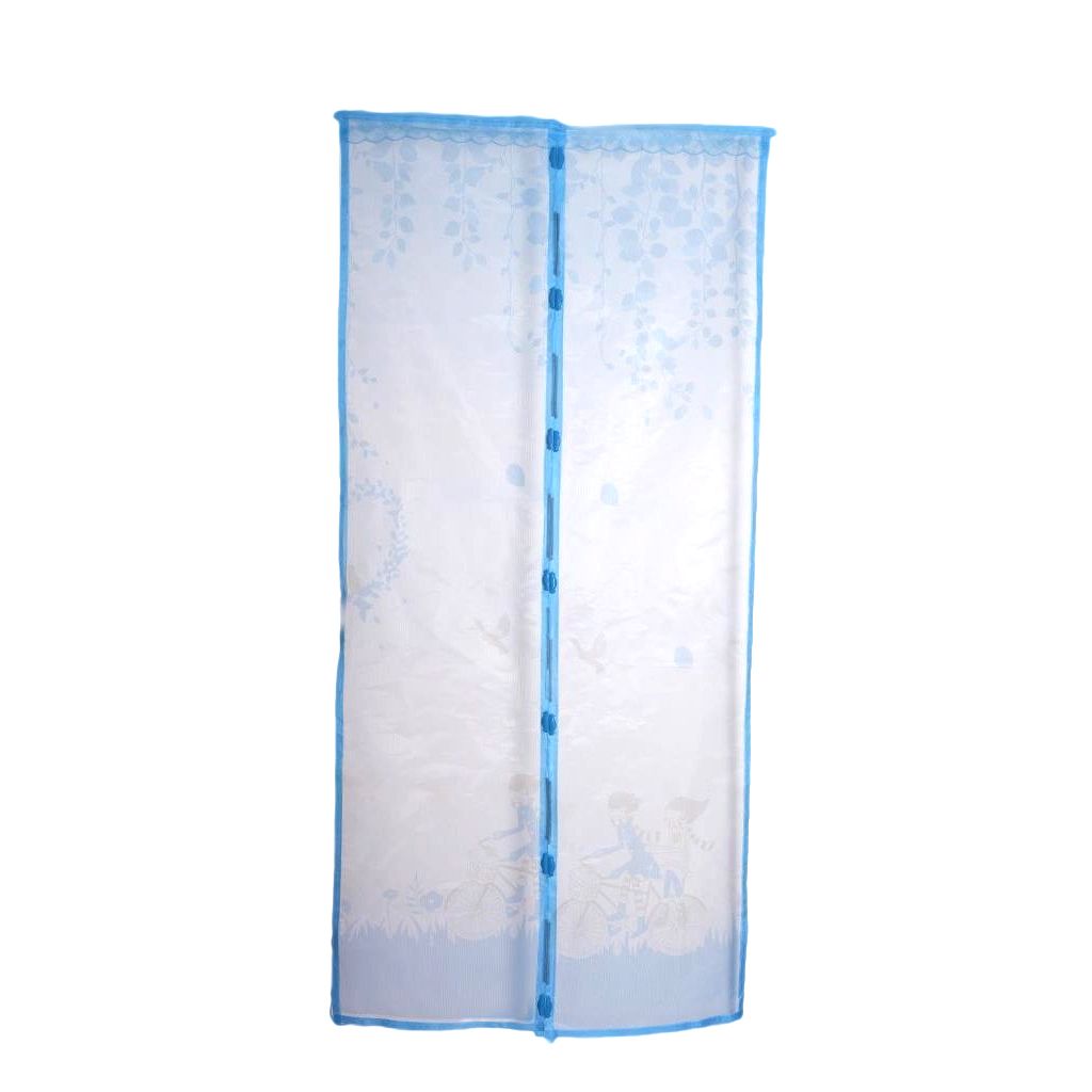 Штора антимоскитная на дверь 100х210 см на липучках микс 2024-6092