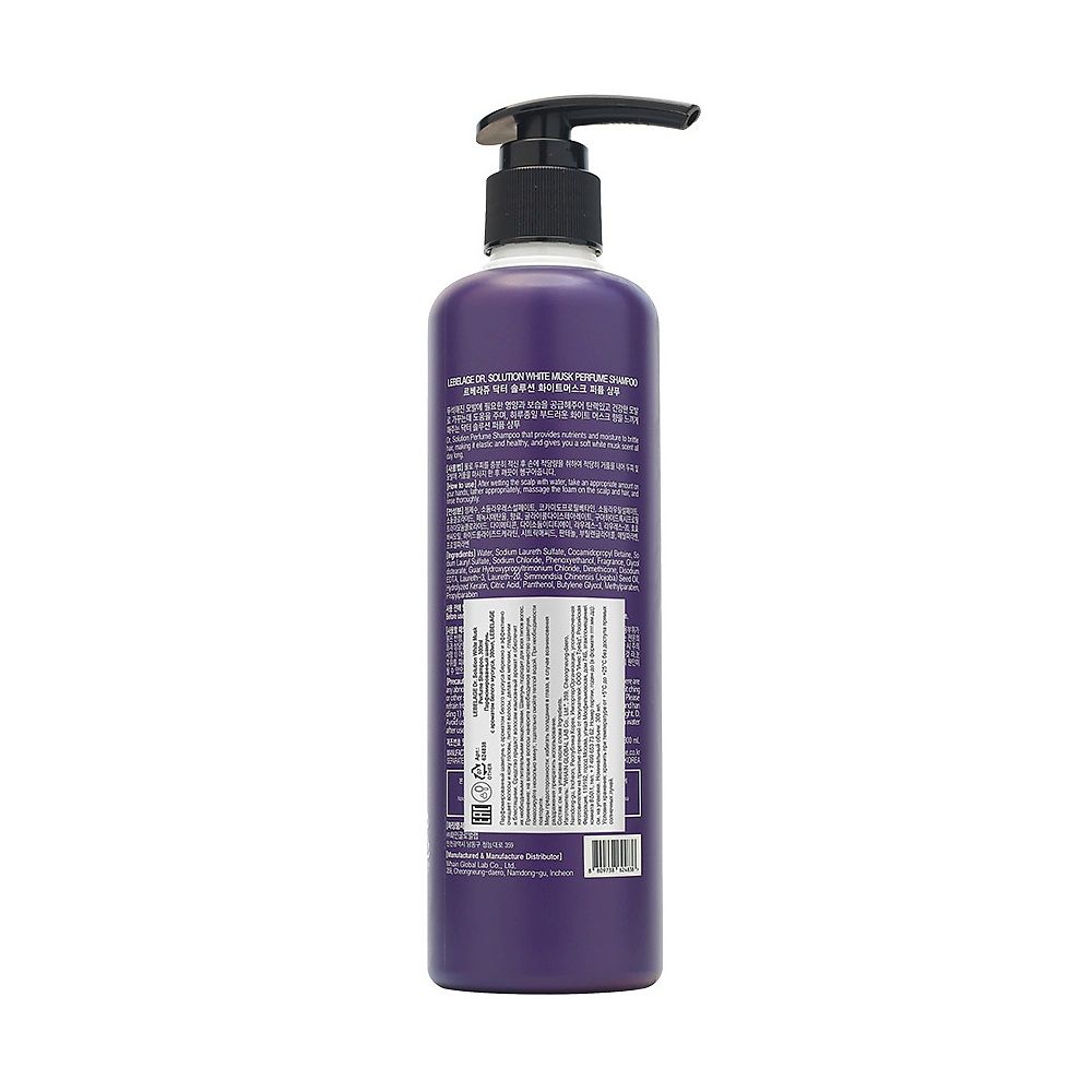 Шампунь для волос Lebelage Парфюмированный с ароматом белого мускуса 300 мл