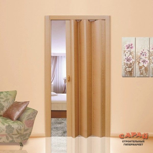 Полотно дверное складное Стиль 2.020x0.84м беленый дуб