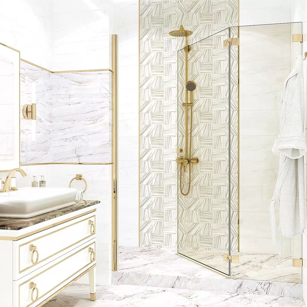 Плитка настенная Altacera Modern Dark WT9MOR22 24,9х50 см 7,5 мм бежевая 1,494 м2