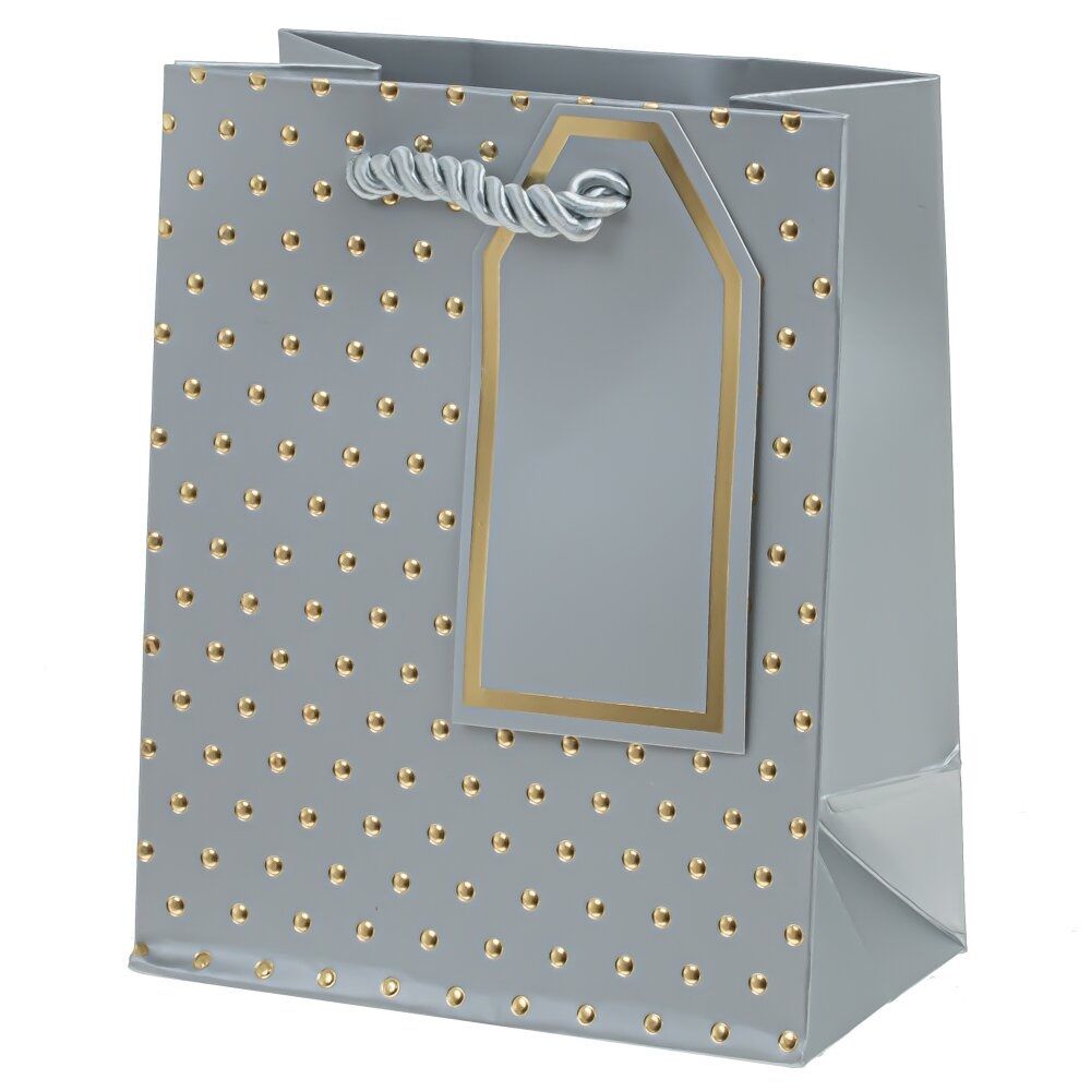 Пакет подарочный L12 W7 H15 см бумага 210г/м2