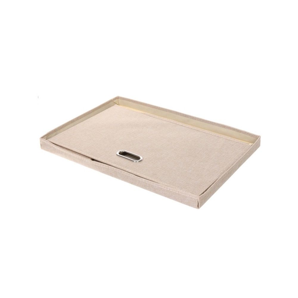 Коробка для хранения Дэстра 58х40х35 см светло-бежевая складная