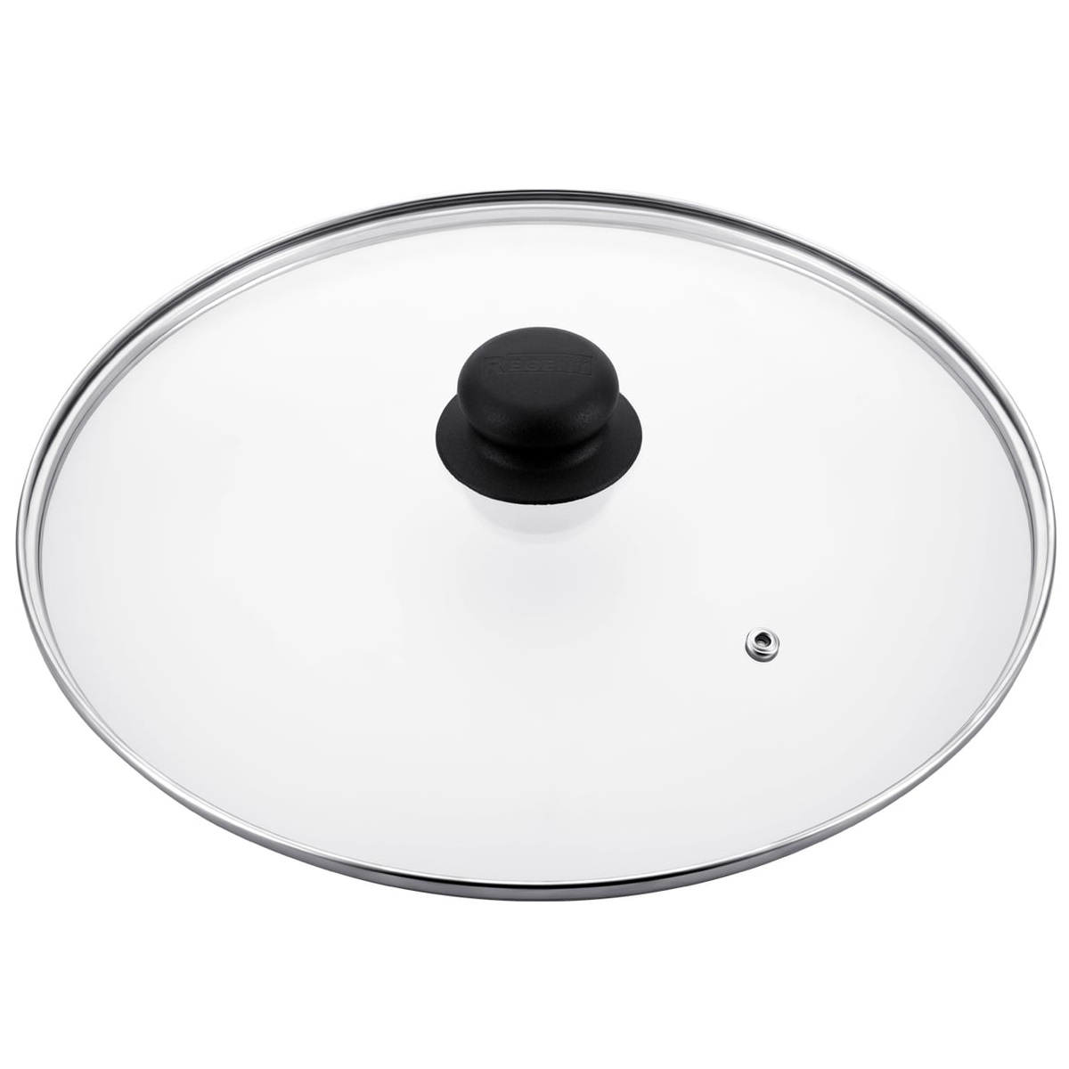 Крышка стеклянная 32 см Regent 93-LID-03-32 c металлическим ободком