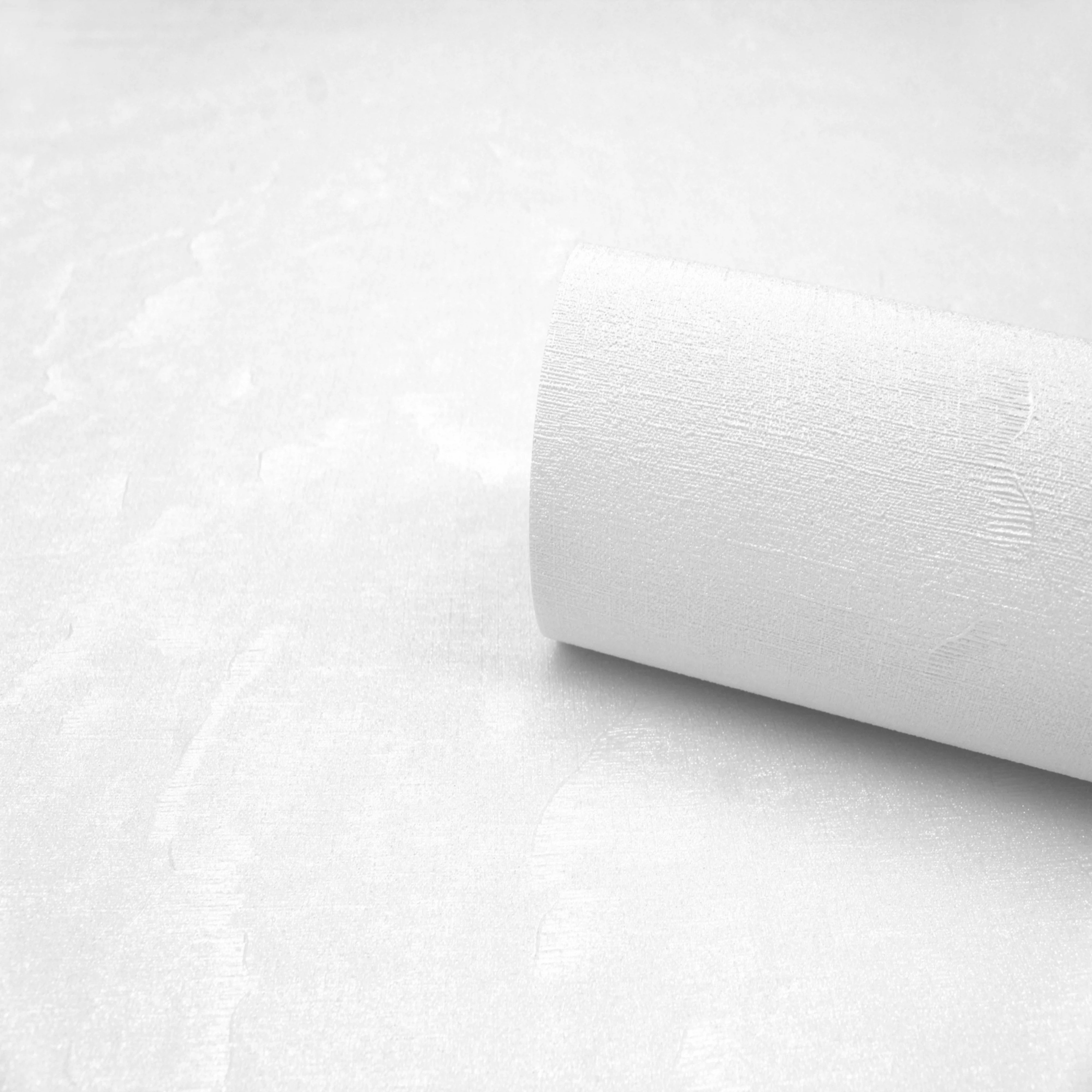 Обои Erismann Vesna 60756-06 белые однотонные 1,06х10,05 м