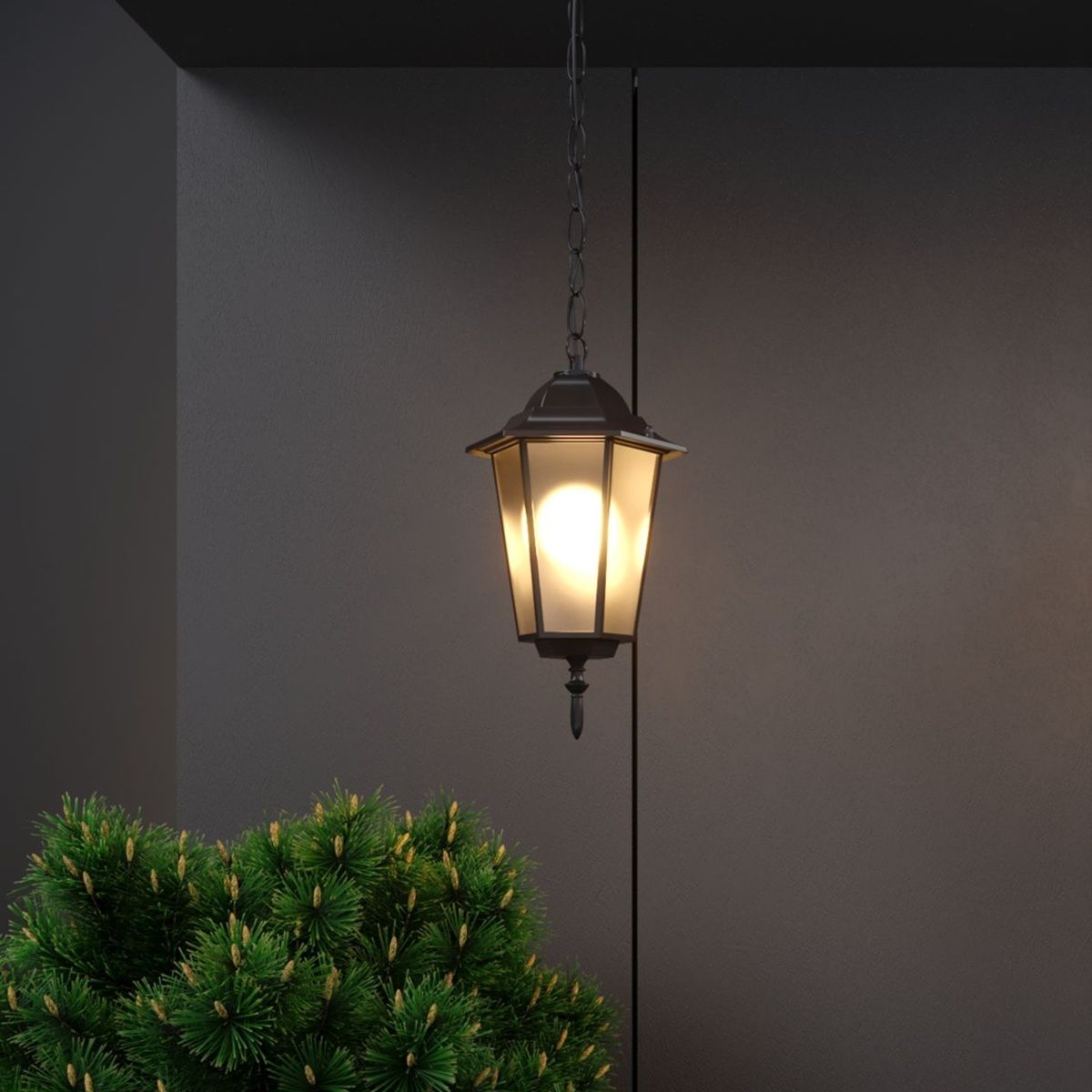 Светильник Уличный свет - GL 1004H черный