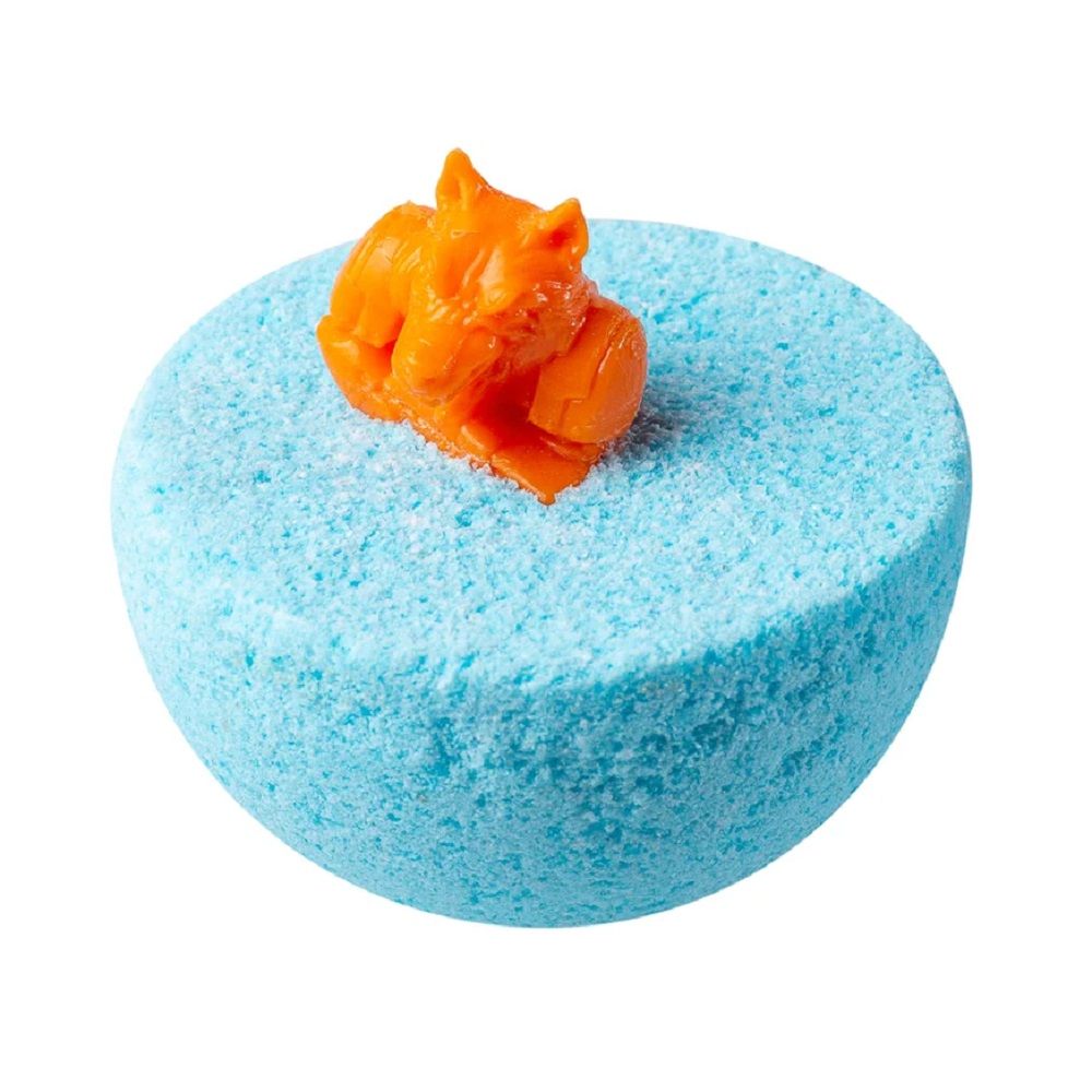 Шар бурлящий c игрушкой Звер бомб Ежевика 130 г