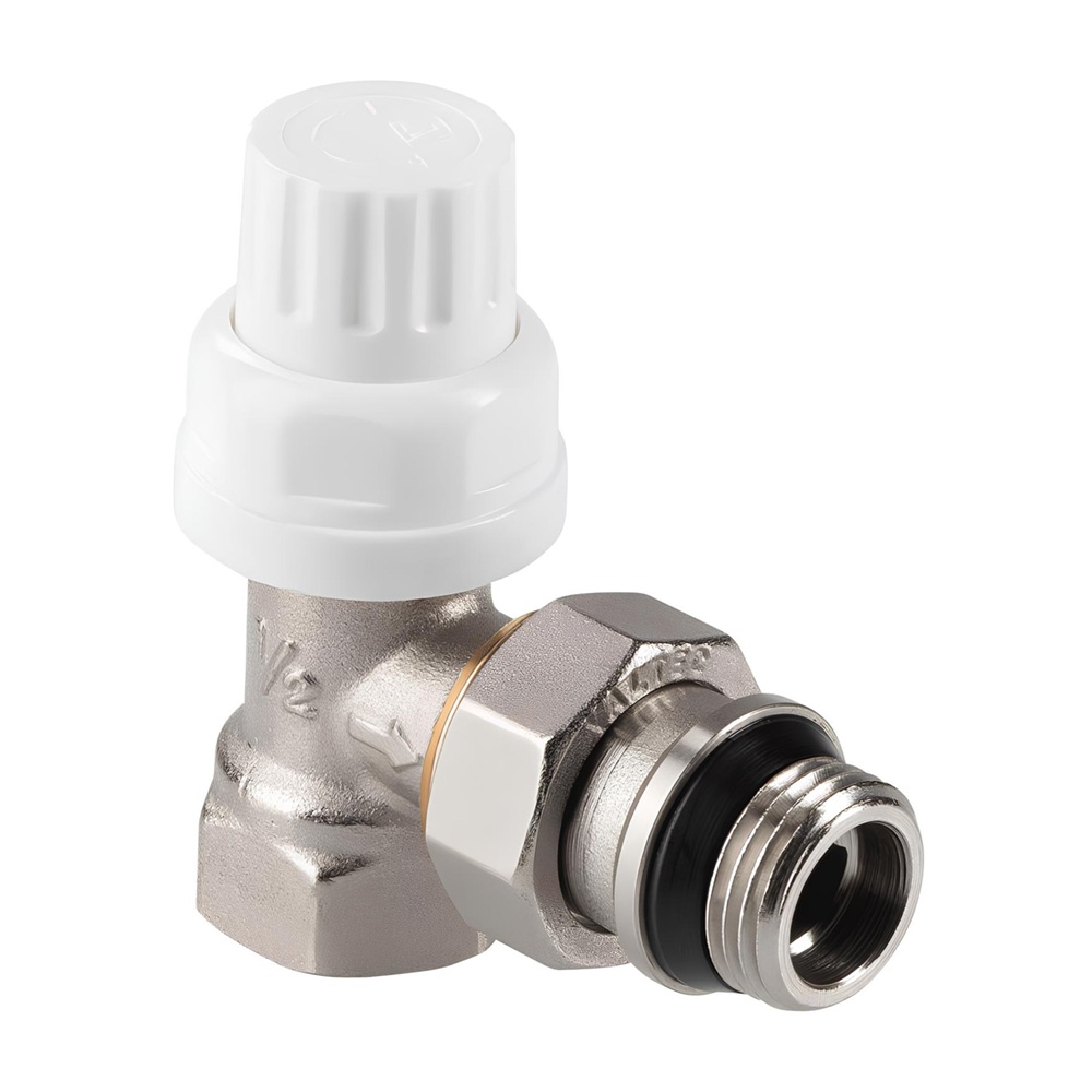 Клапан термостатический со сгоном угловой 1/2'' Valtec VT.031.N.04 DVT310004
