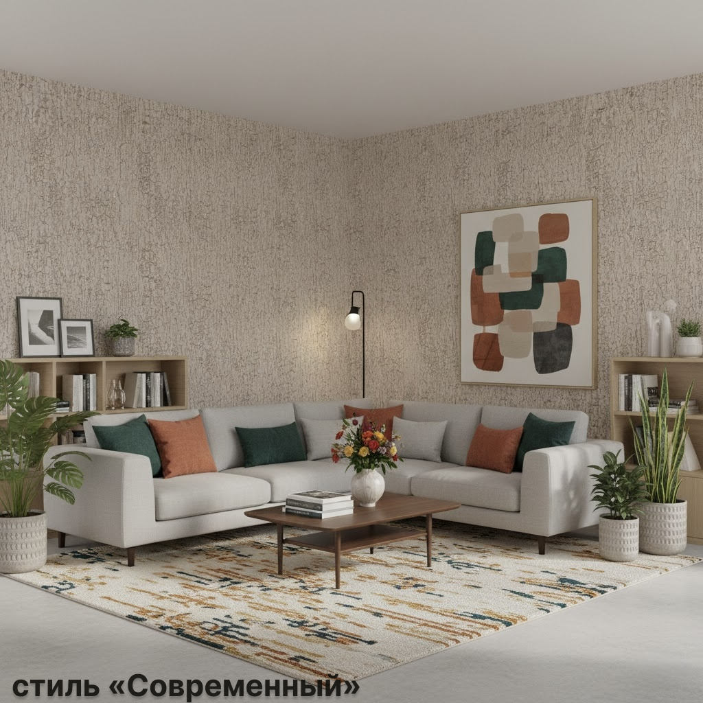 Обои Green Walls Кора С40 4139 05 дуб моховой абстракция 1,06х10,05 м