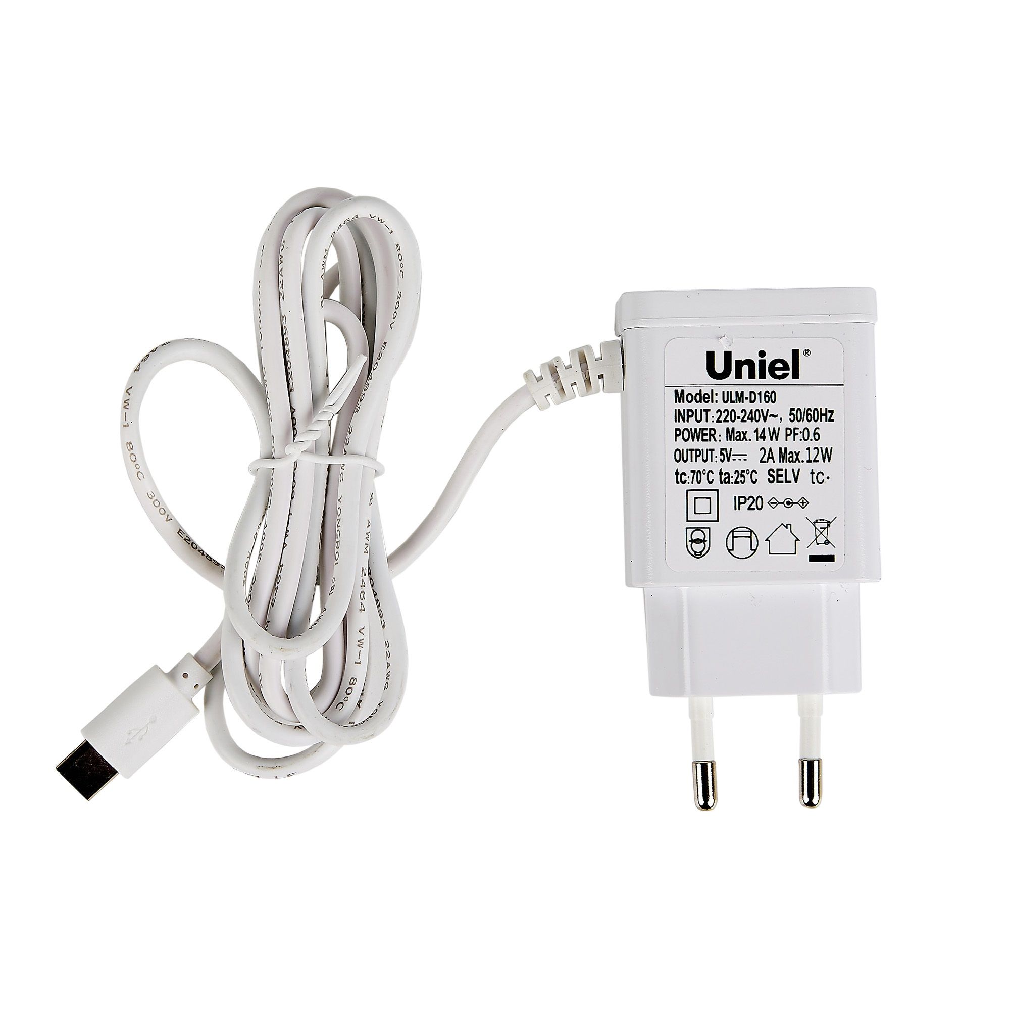 Лампа настольная LED Uniel Заяц ULM-D160 12Вт 3000-6000K синий