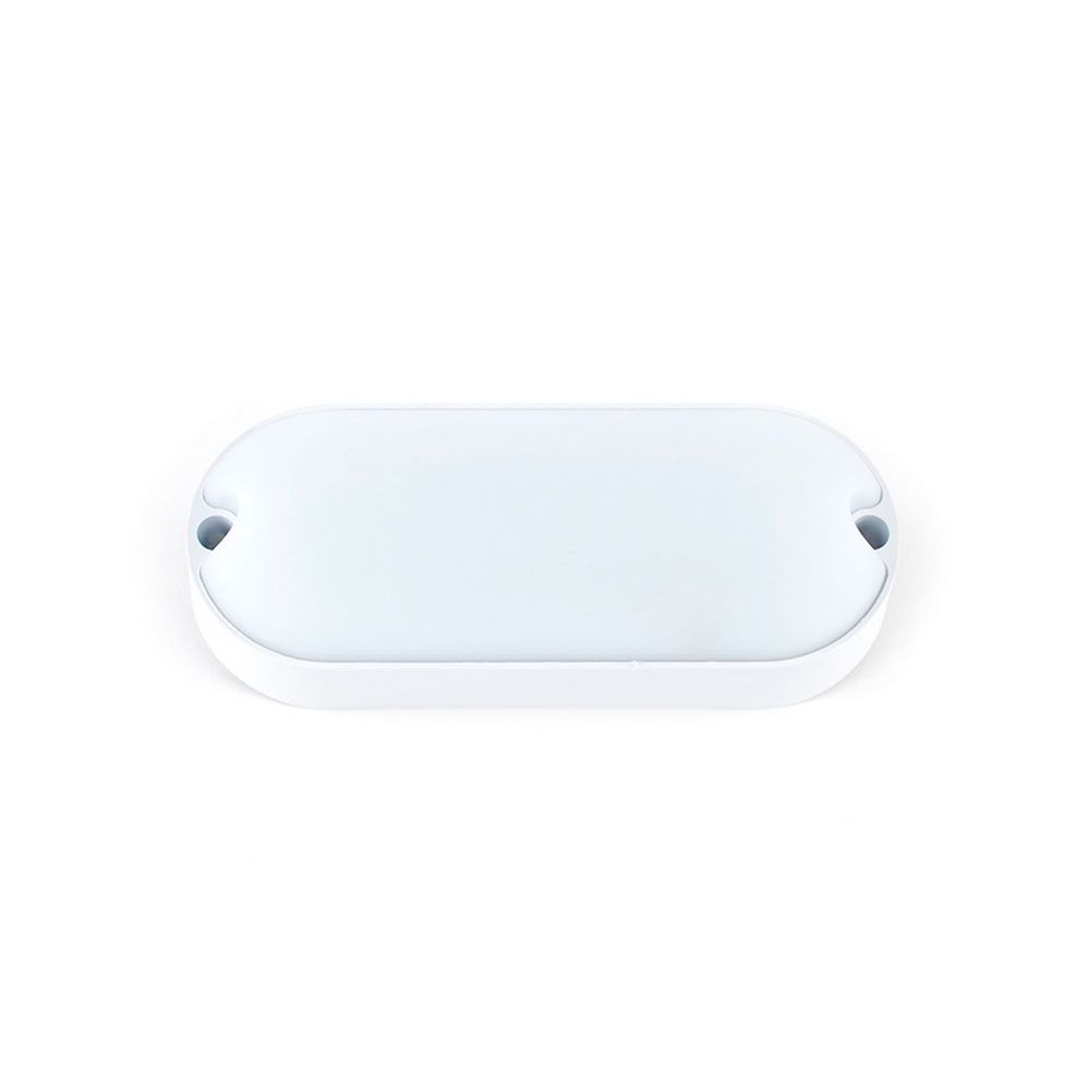 Светильник LED влагозащищ овал 15W (VDO-65-15-4000 ), 4000К,  1350Лм, IP65, до100°С, (212*112*60мм)