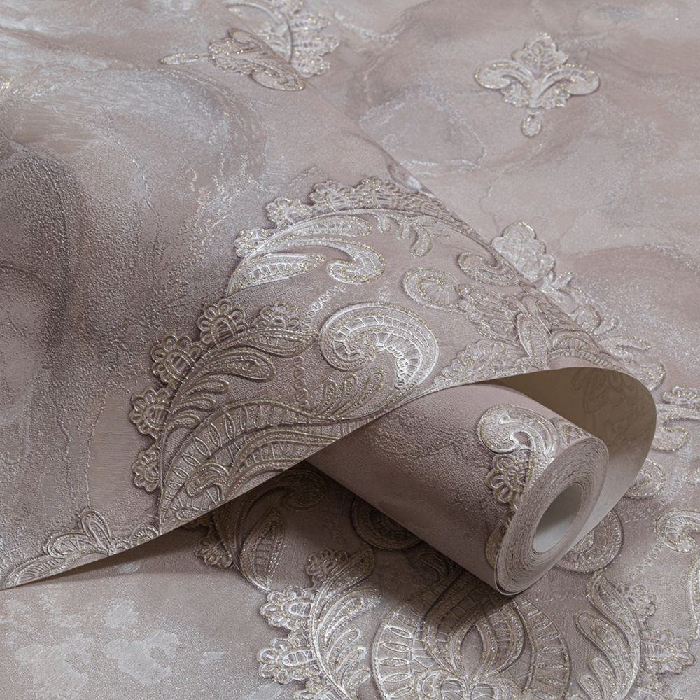 Обои 11144-03 Артекс 1,06x10 м Кружево бежевый