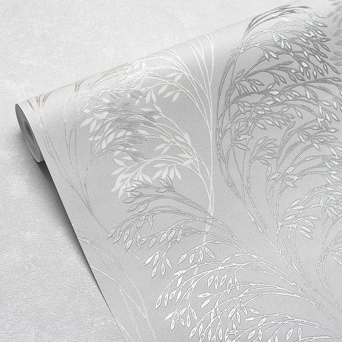 Обои 287347 Ateliero 1,06х10 м Mirage серебристый