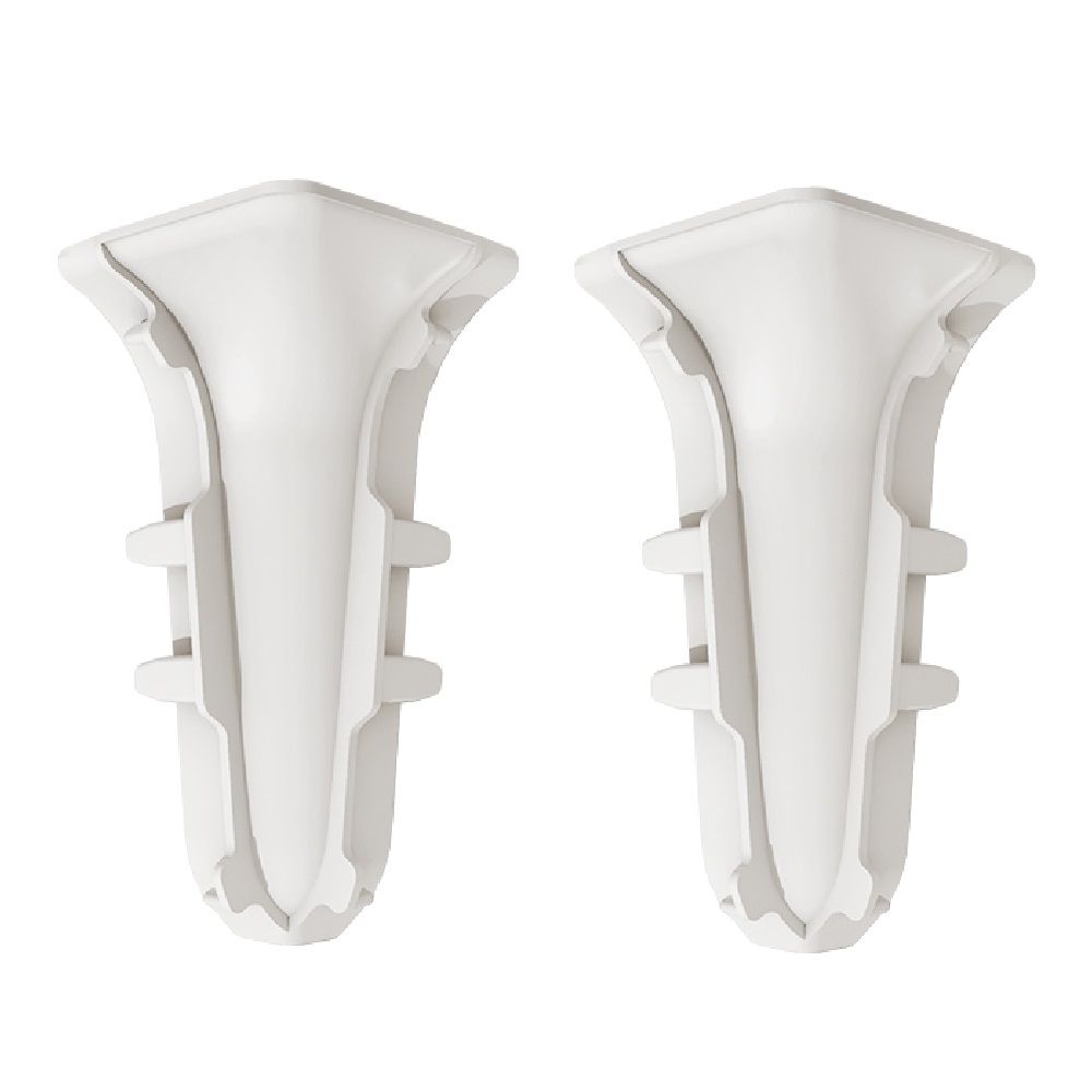 Угол внутренний для плинтуса Идеал Классик 55 мм 253 Ясень серый 2 шт