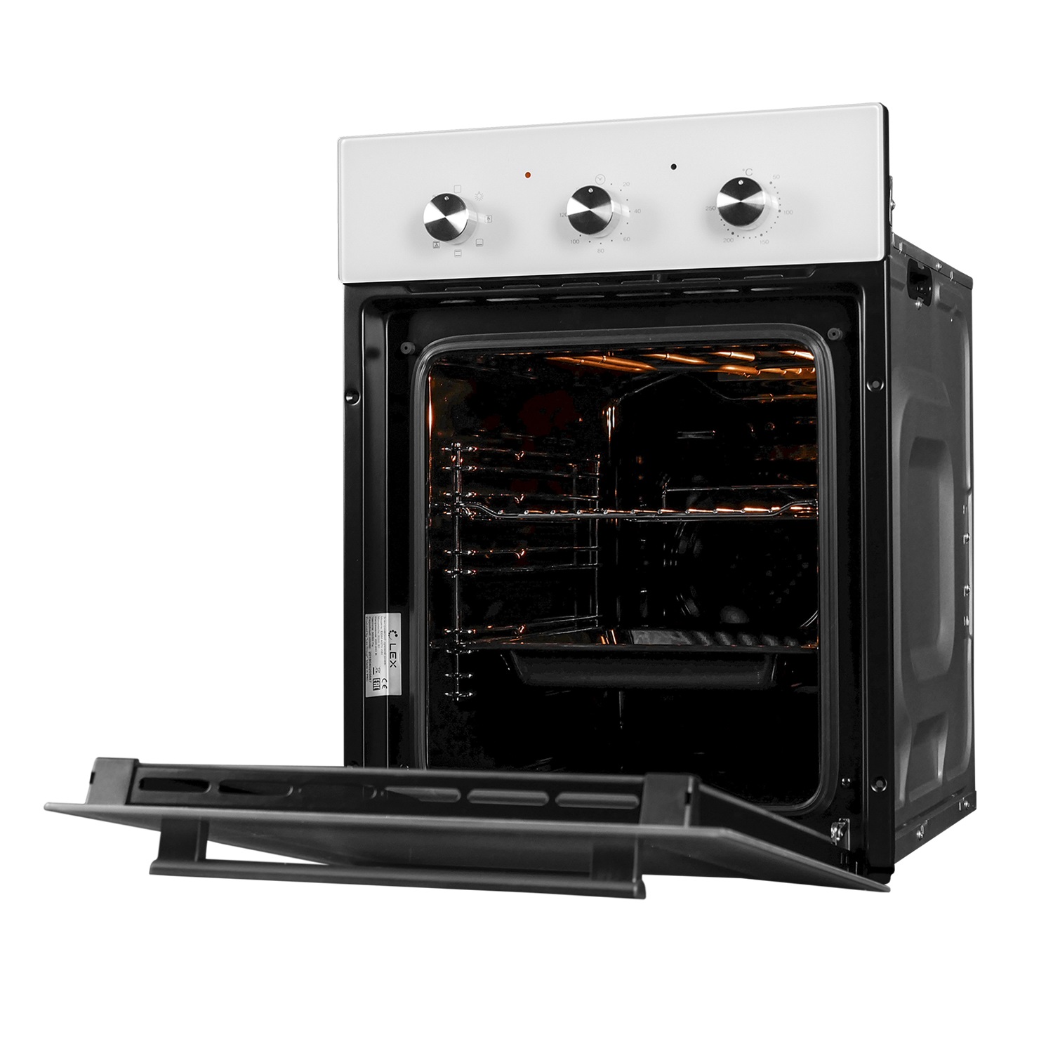 Духовой шкаф LEX EDM 4570 WH 7 функций 600х450х560мм