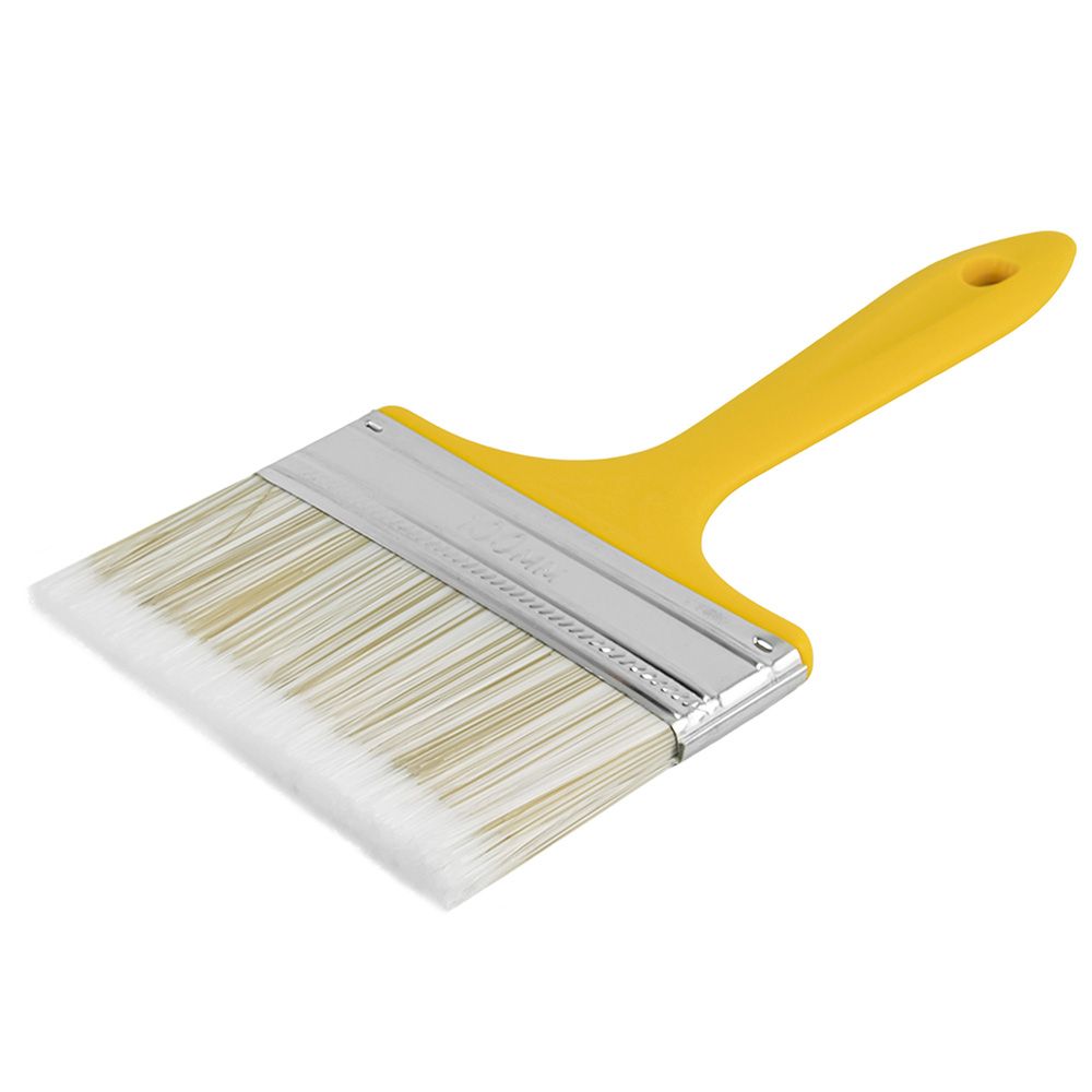 Кисть плоская Хобби искусственная щетина пластиковая рукоятка 100 мм Korvus 0103640